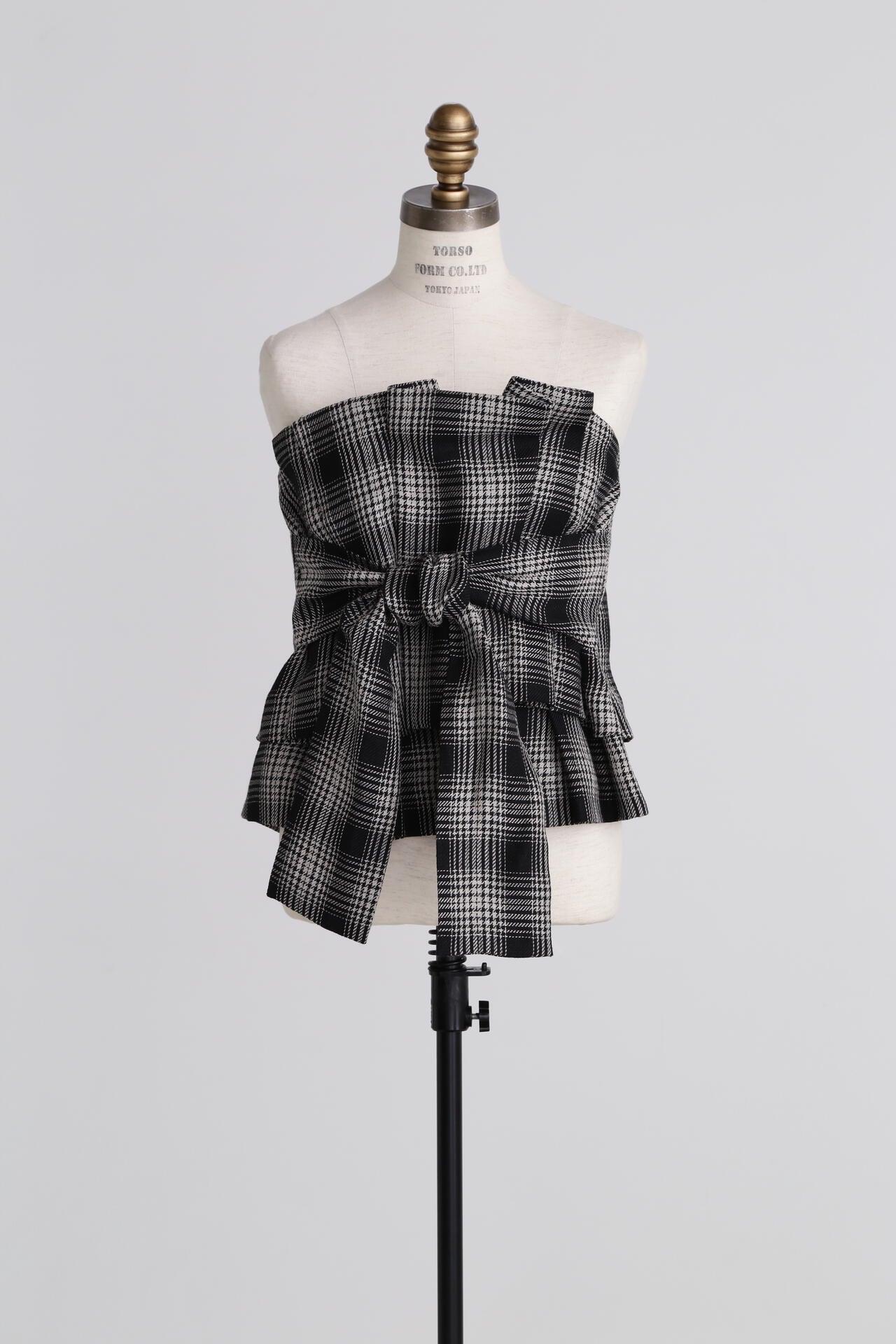 Yarn Dyed Side Zip Bustier