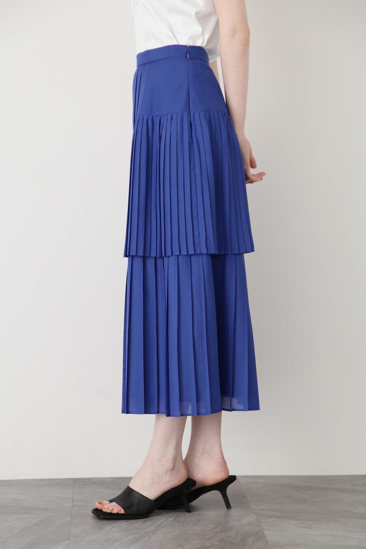 Pleats Combination Skirt