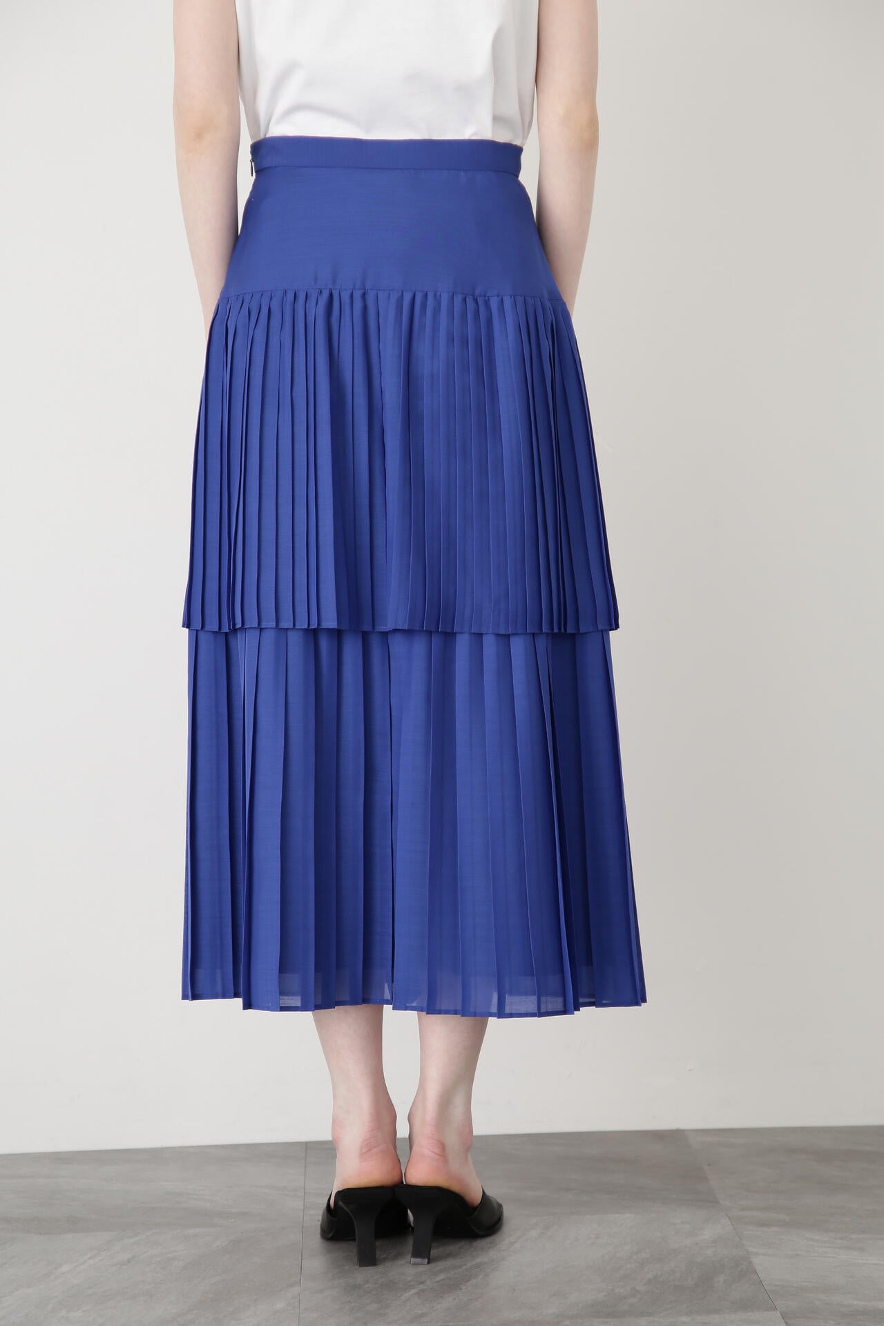 Pleats Combination Skirt