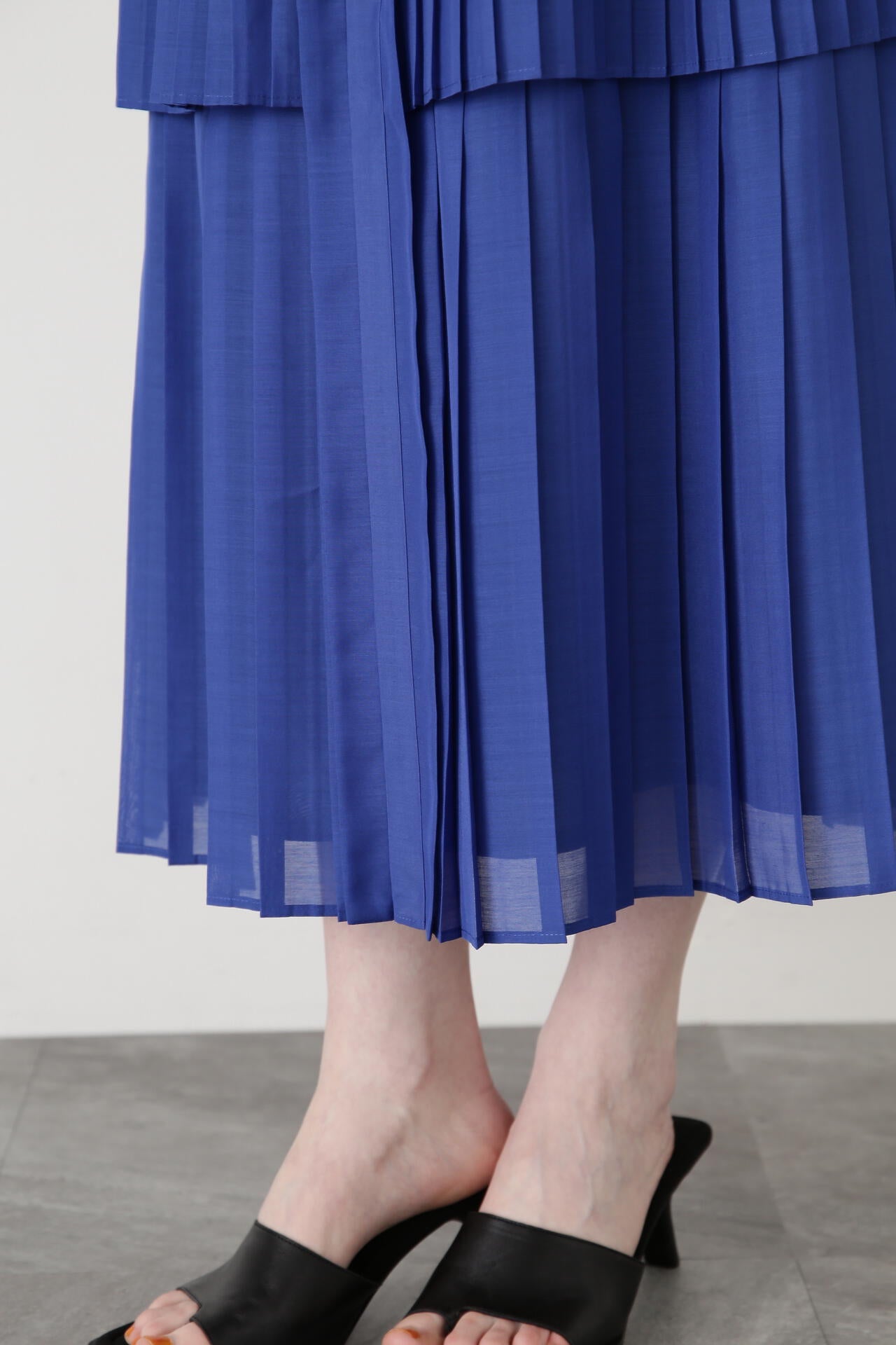 Pleats Combination Skirt