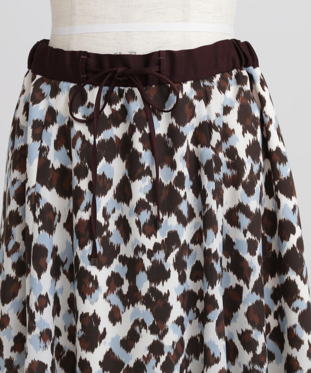 Printed Flare Skirt