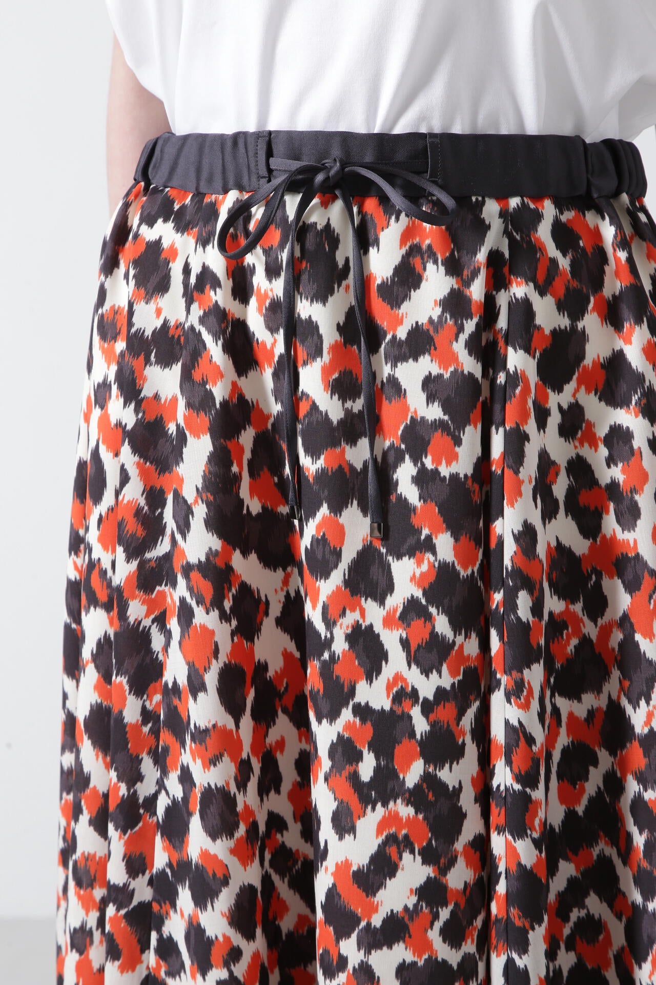 Printed Flare Skirt