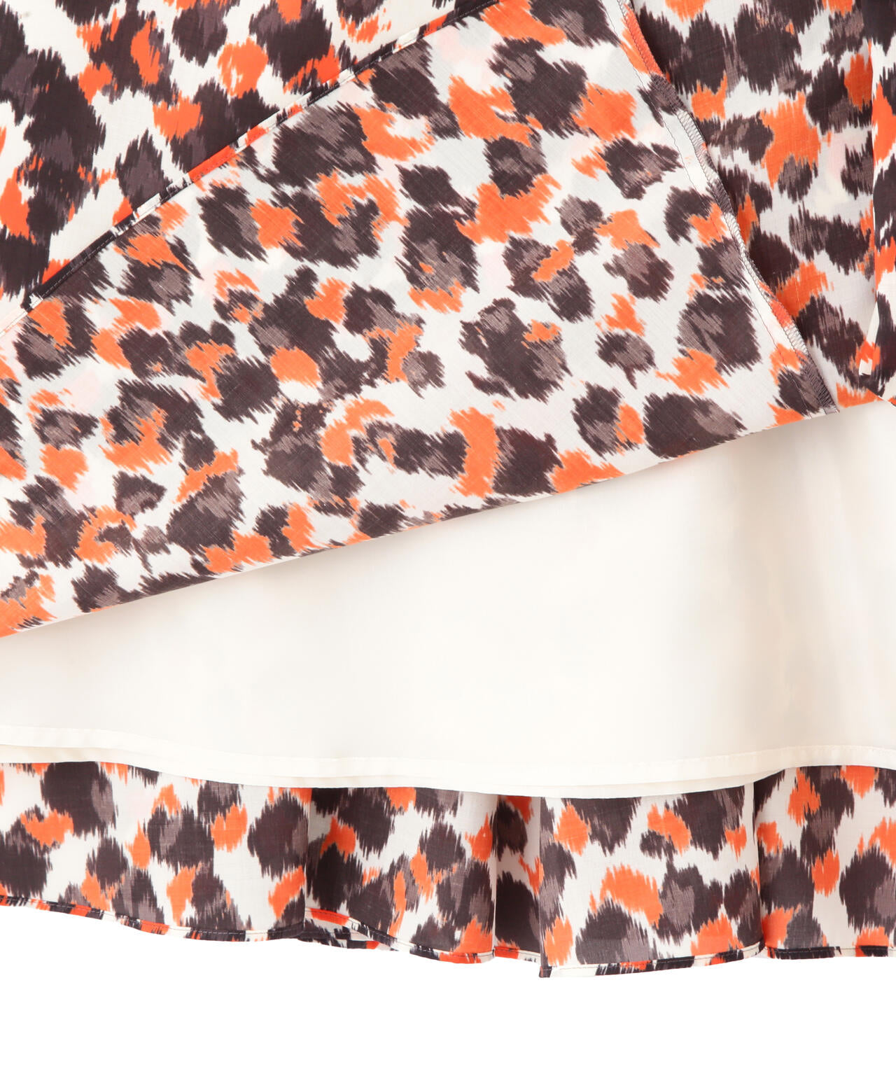 Printed Flare Skirt