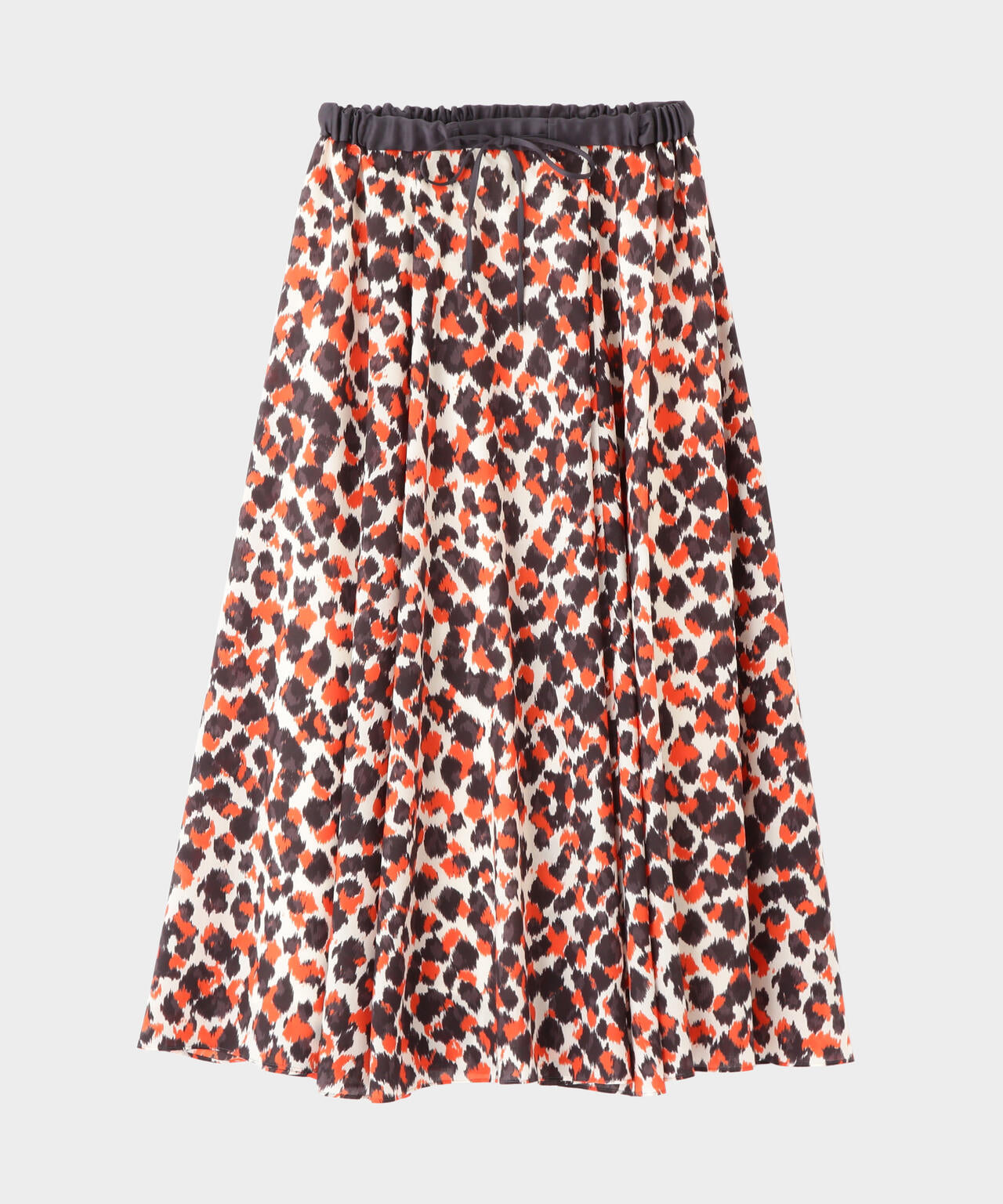 Printed Flare Skirt