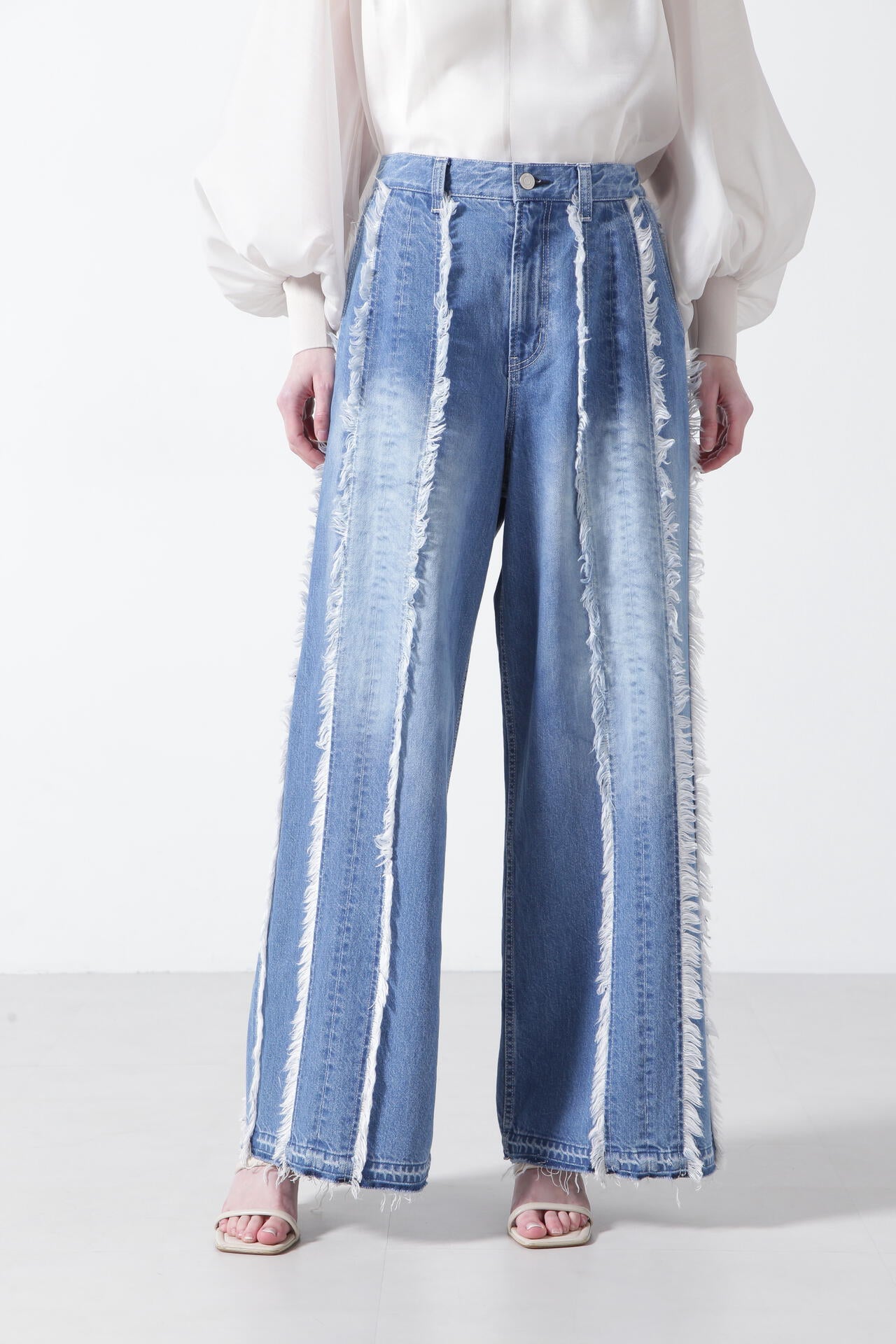 【TV着用】Fringe Combination Denim
