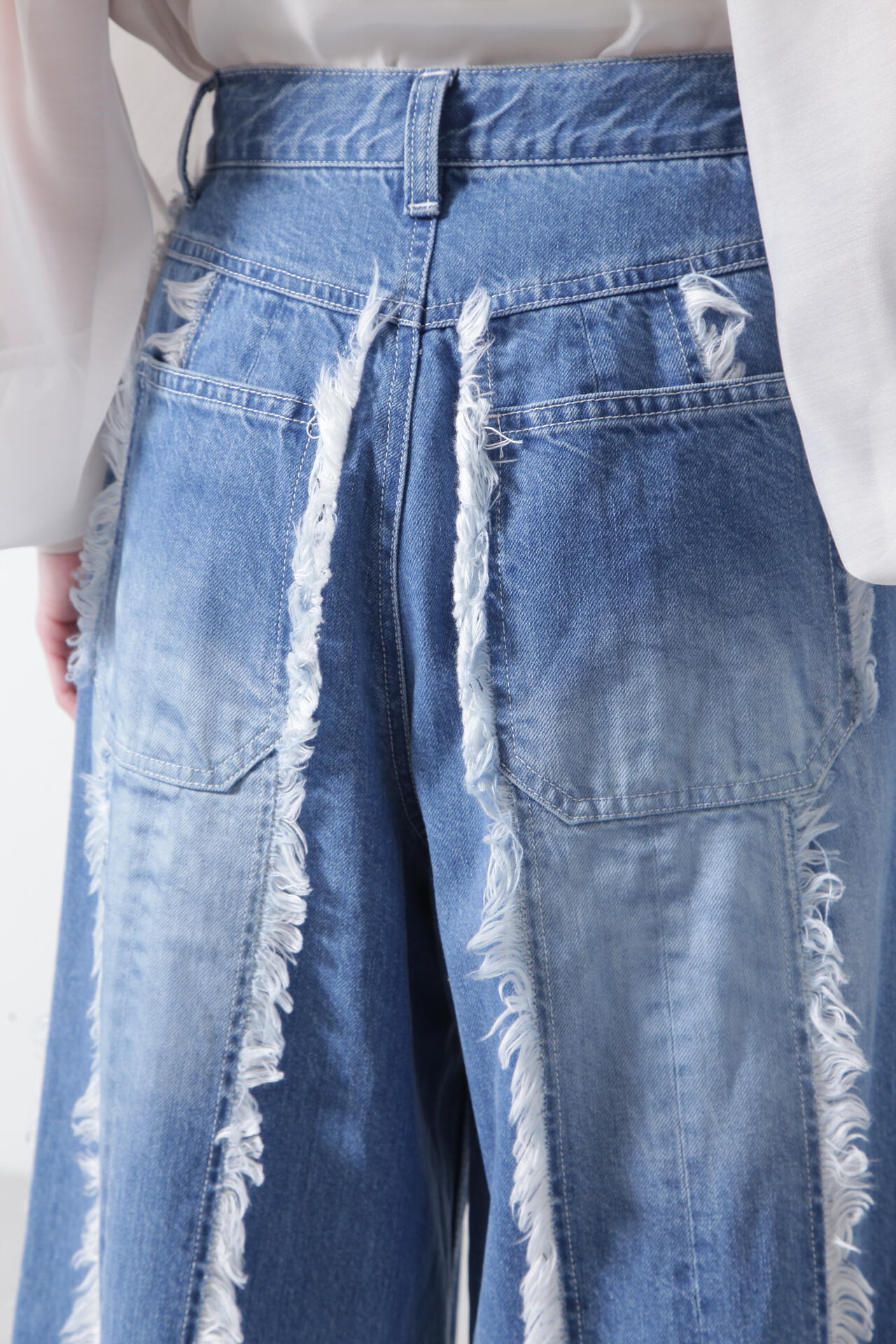 【TV着用】Fringe Combination Denim