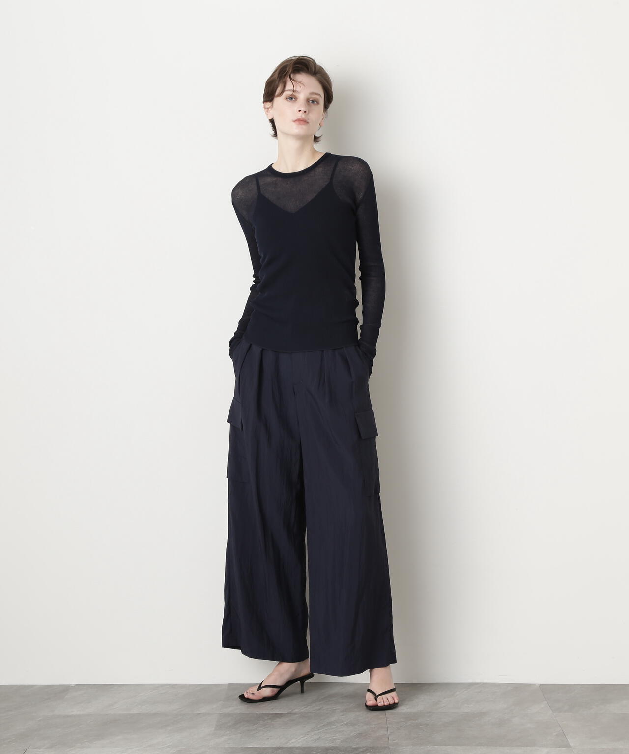 Nylon Stretch Cargo Pants