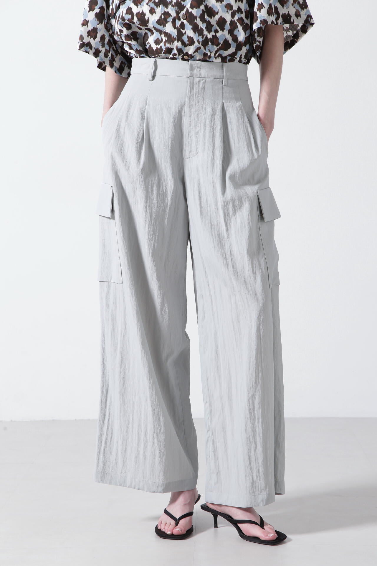 Nylon Stretch Cargo Pants