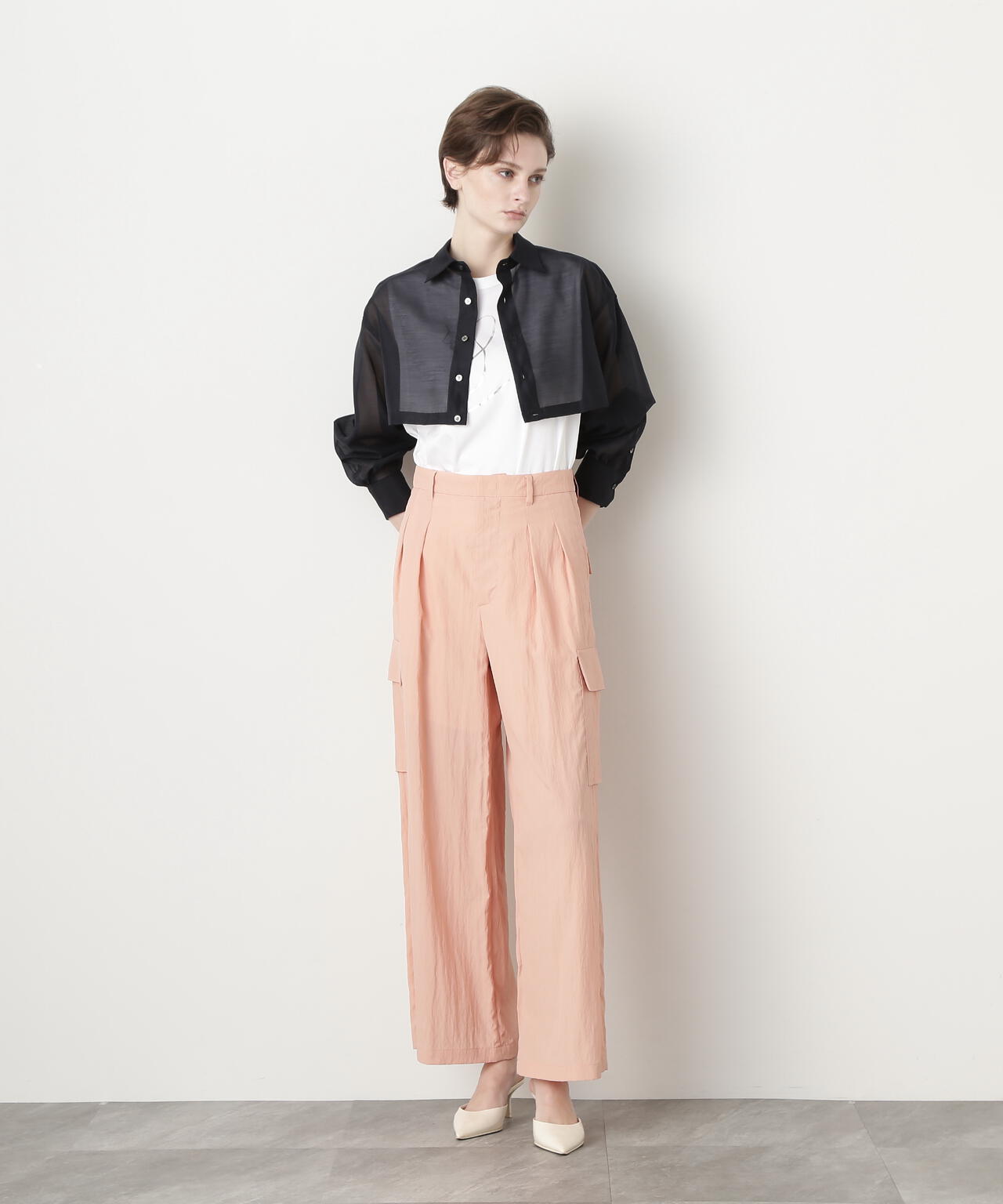 Nylon Stretch Cargo Pants