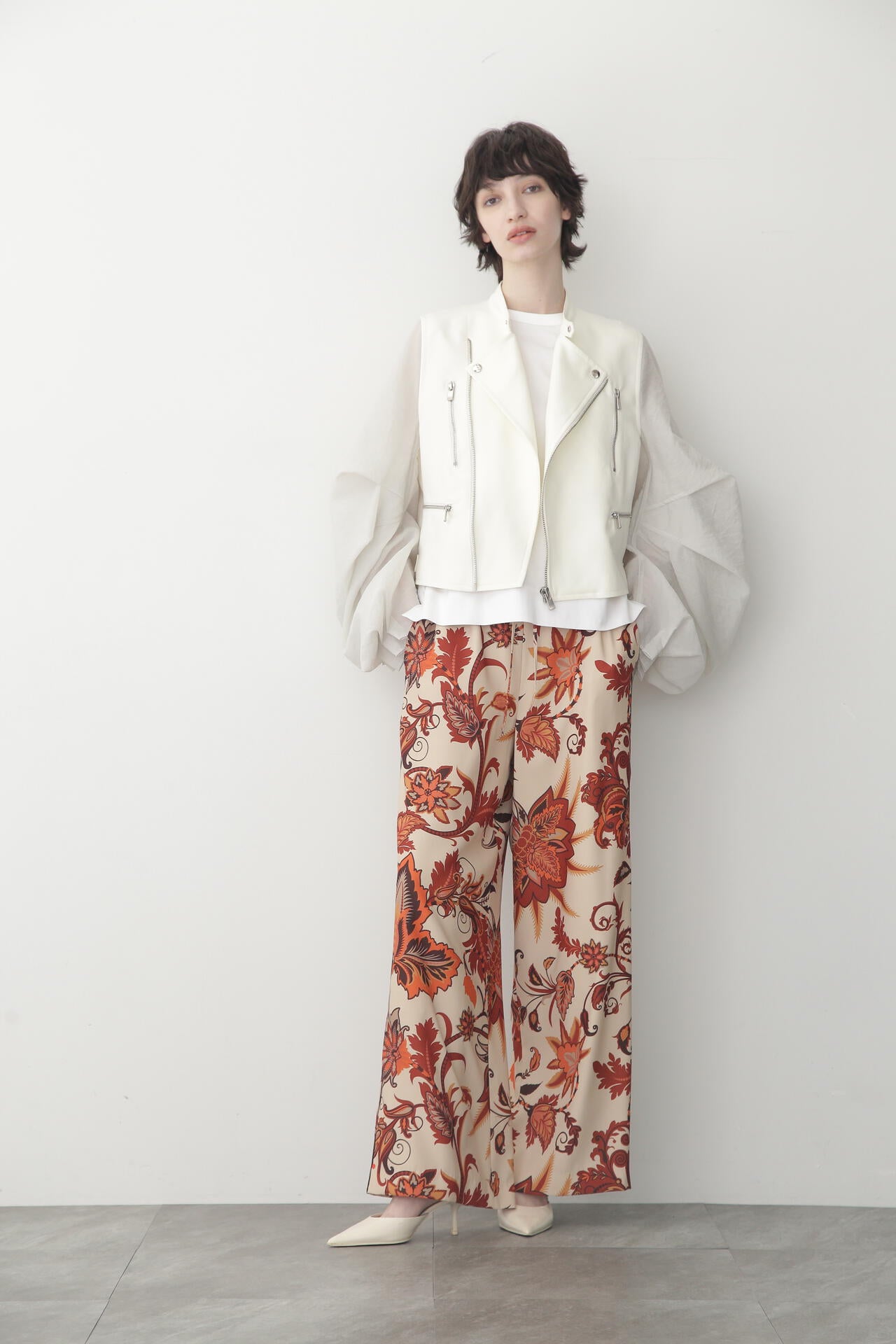 Sheer Sleeve  Riders Jacket