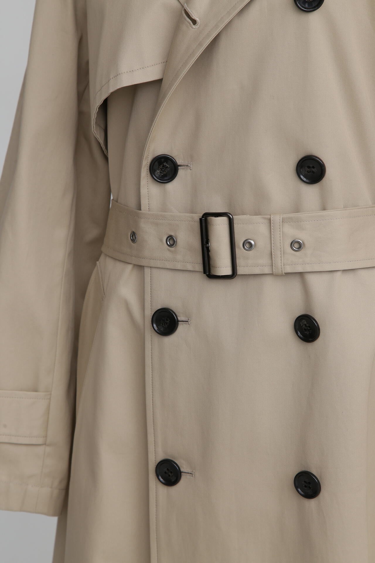 No Collar Trench Coat