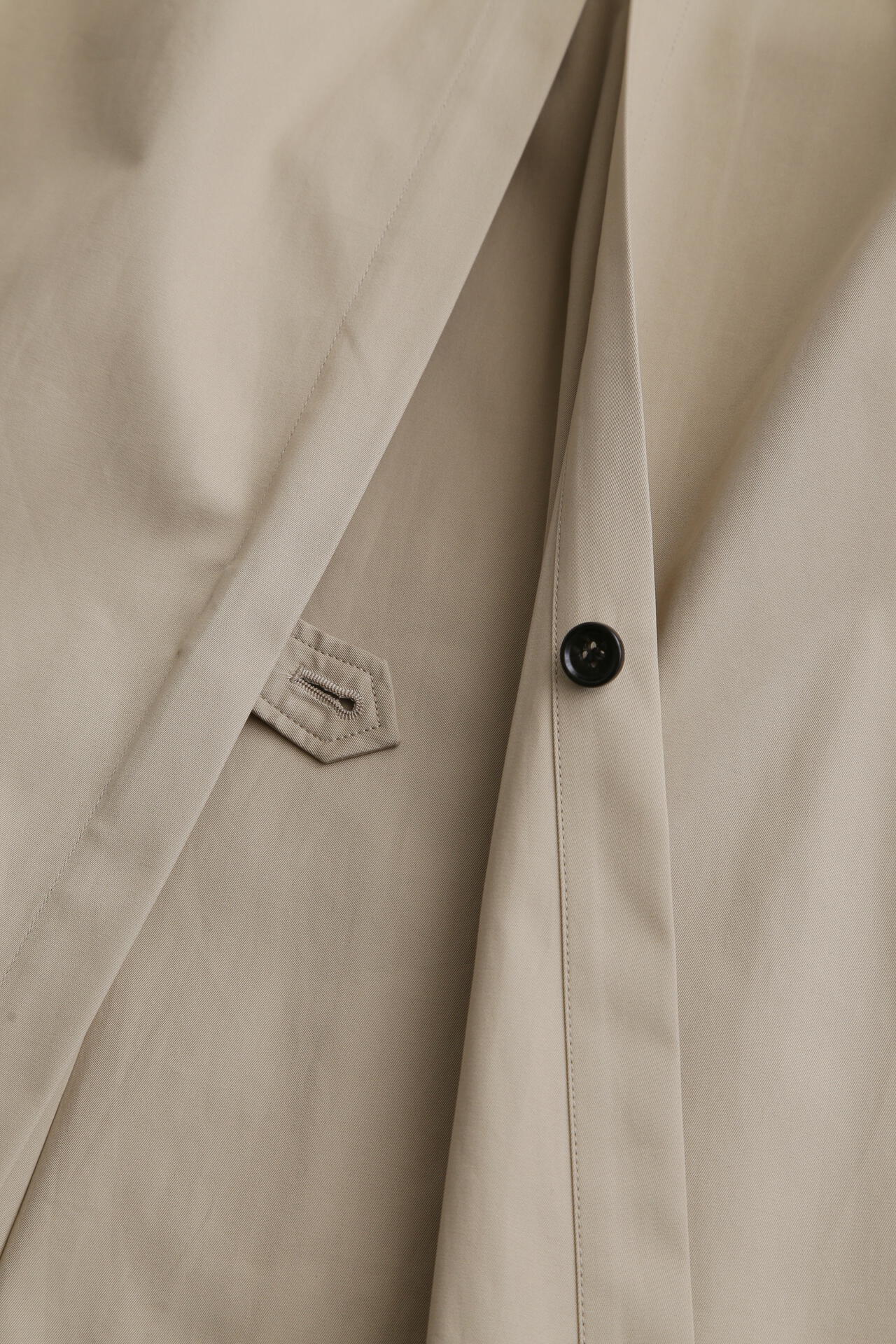 No Collar Trench Coat