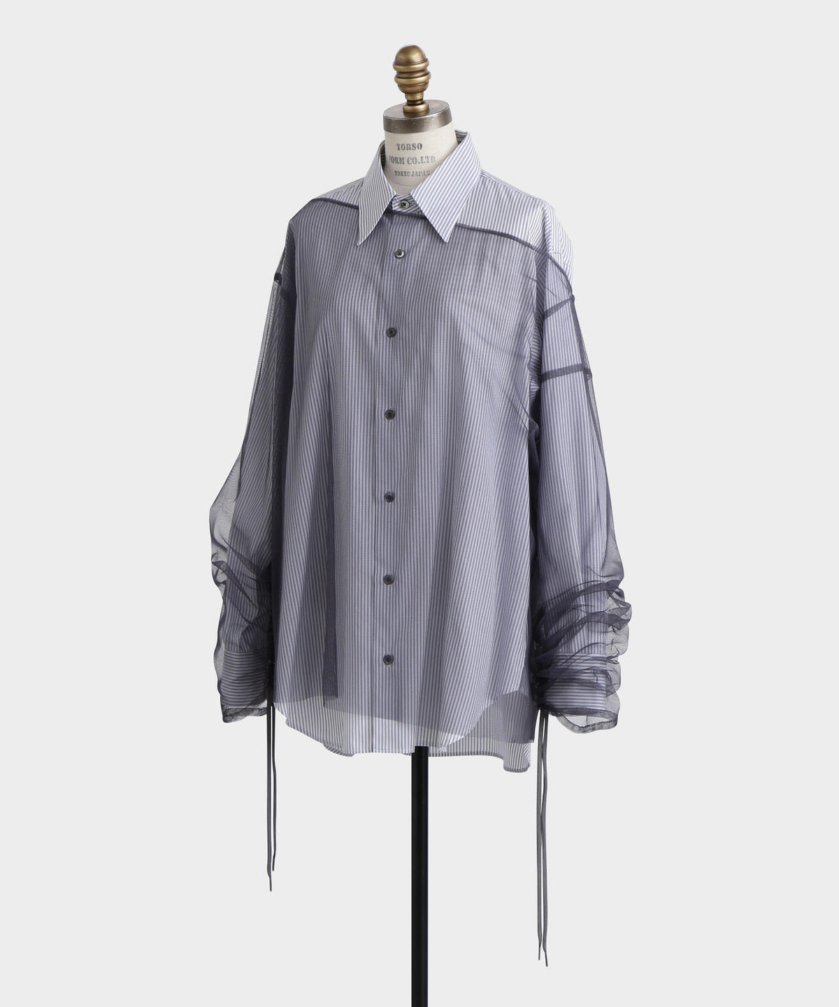 Sheer Organdy Combi Shirts