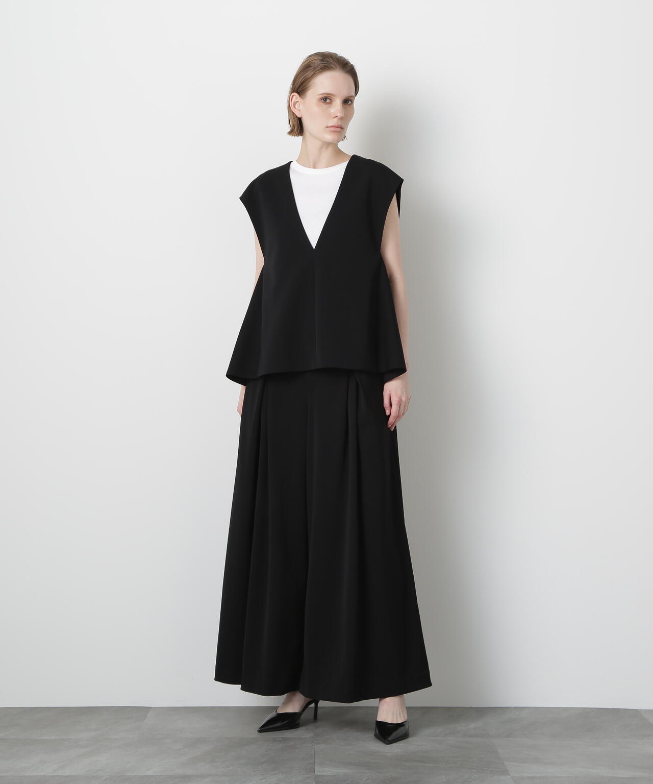 Back Peplum Gilet