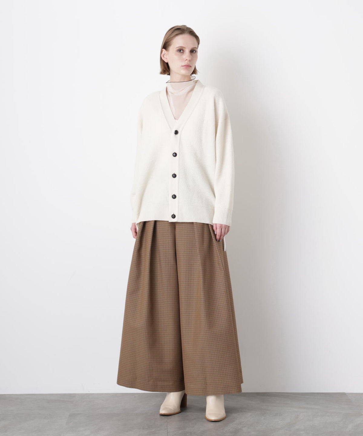 【GISELe 12月号掲載商品】Yarn Dyed Highwaist Pants