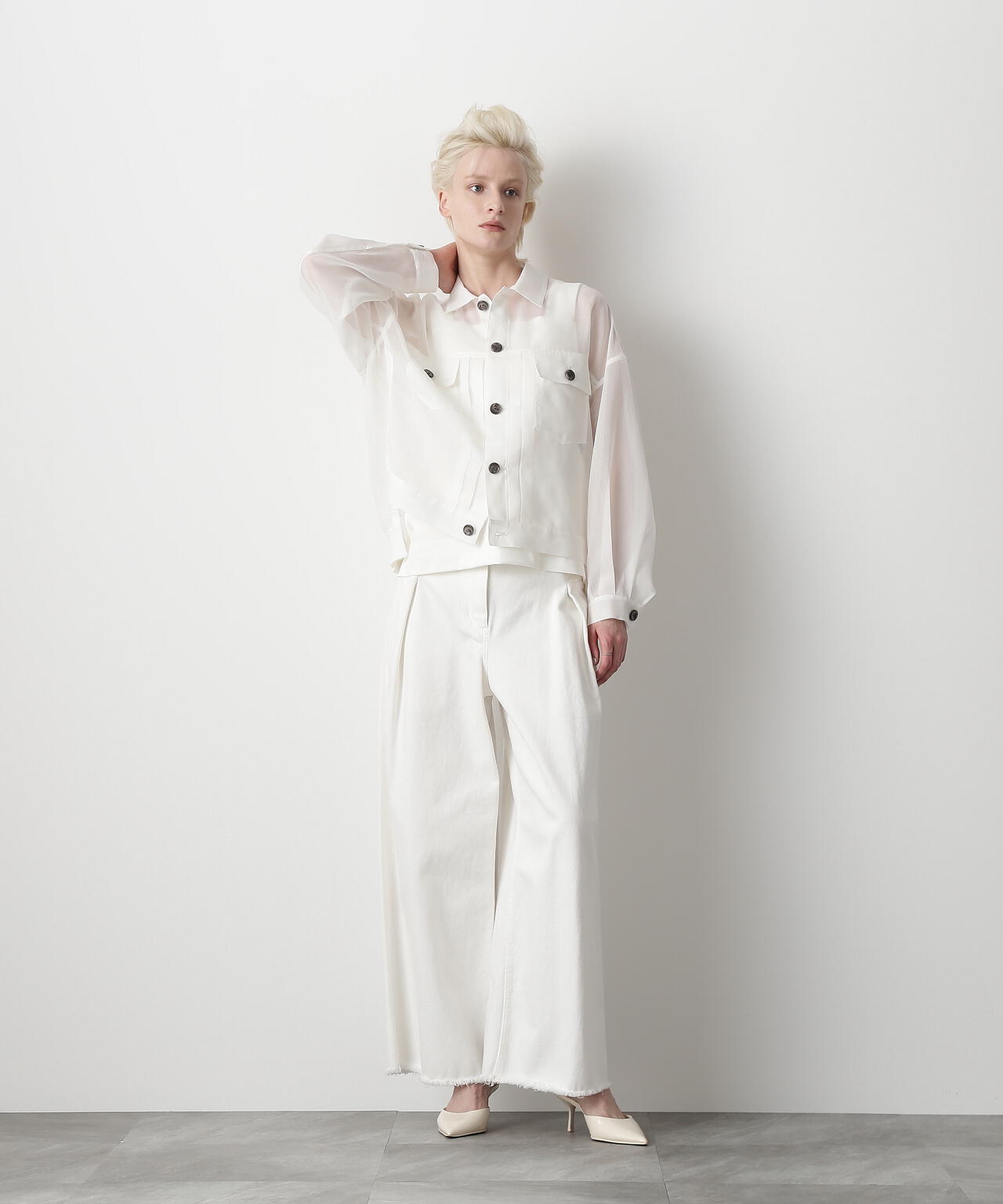 Sheer Organdy Jean Jaket