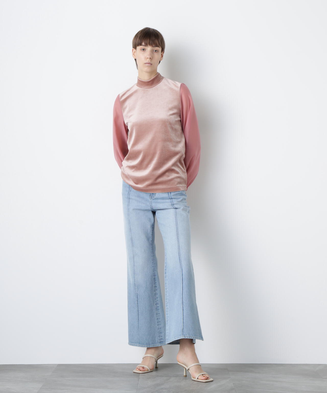 Velour Organdy Pullover