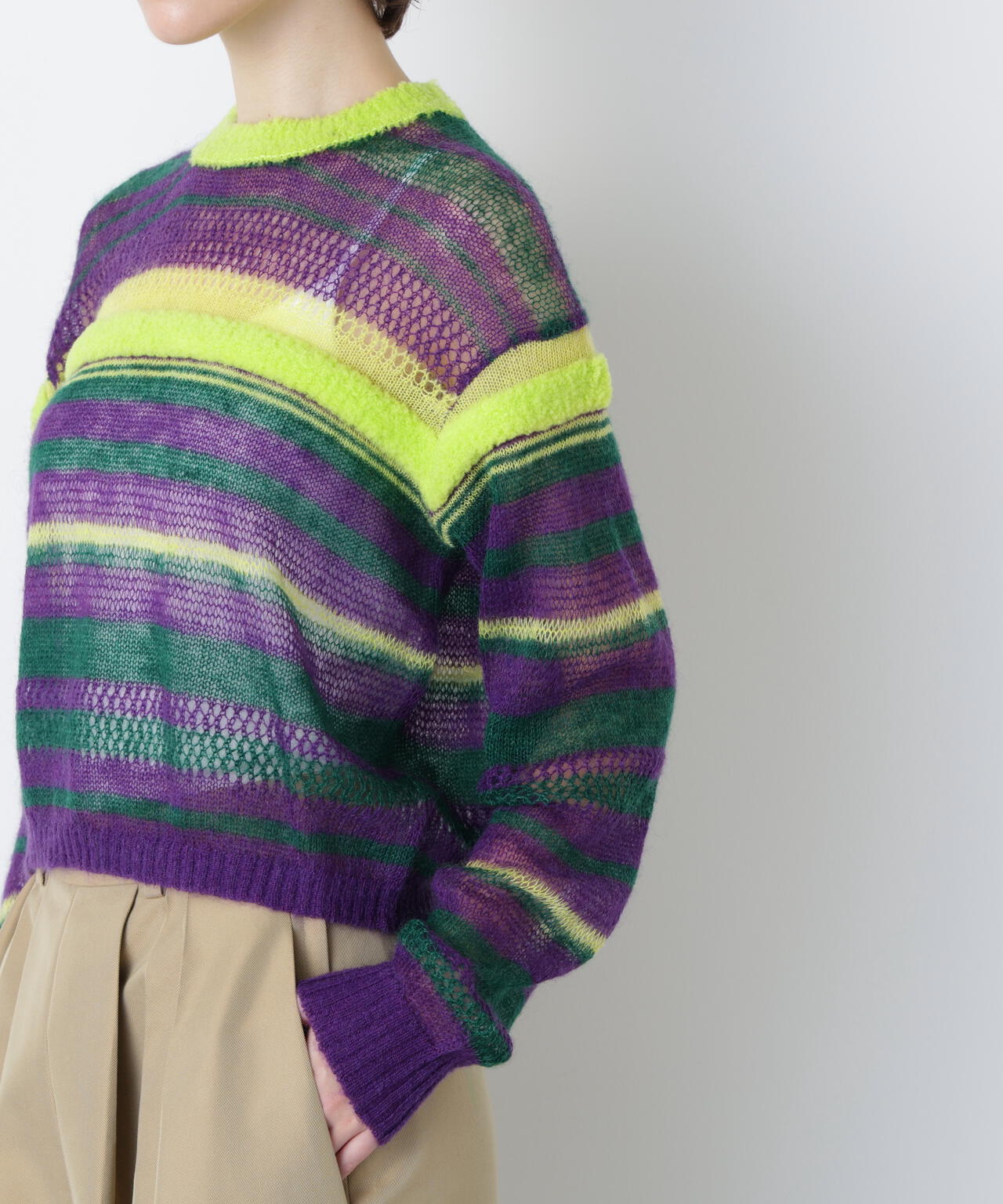 Sheer Mohair Pullover