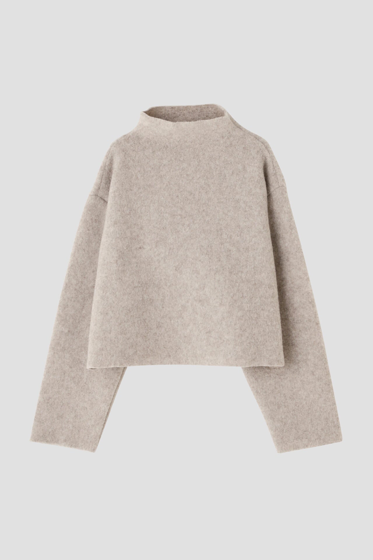 ［別注］quitan / WOOL BOTTLENECK KNIT