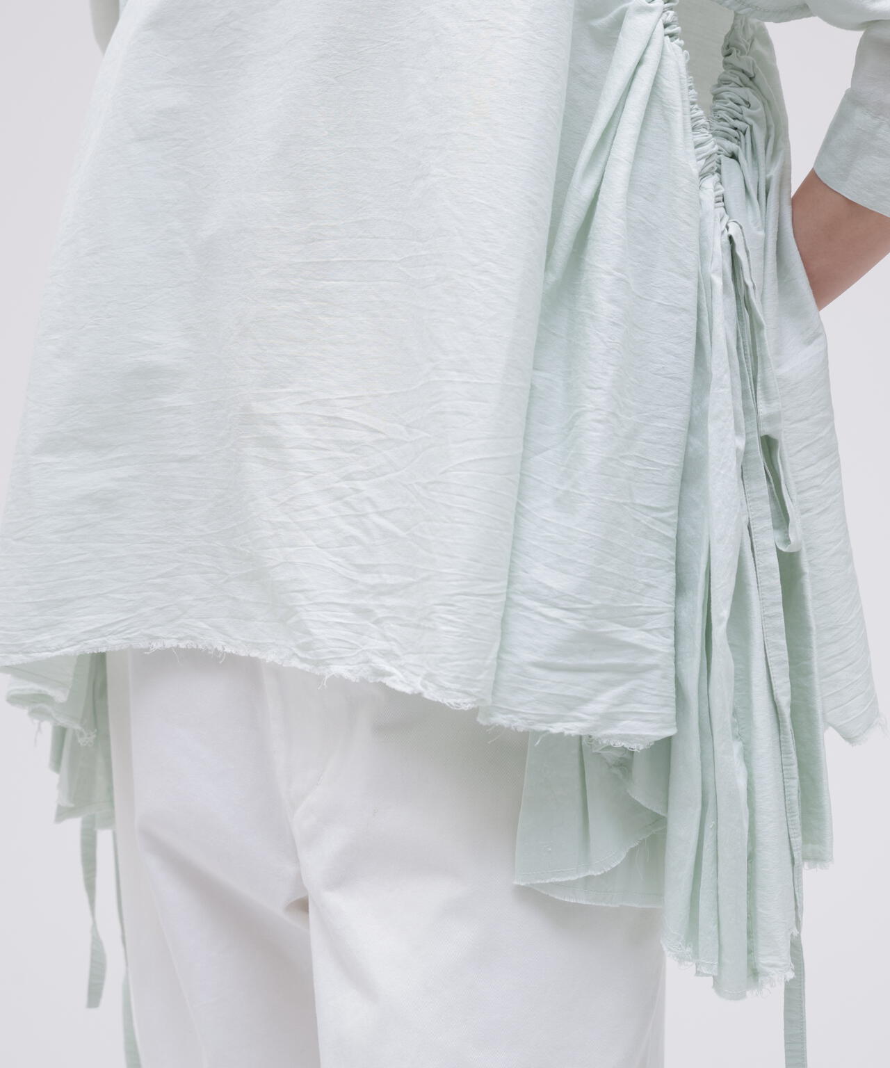 quitan / KHADI COTTON SILK GIRL'S BLOUSE IN DHANETAH JAT