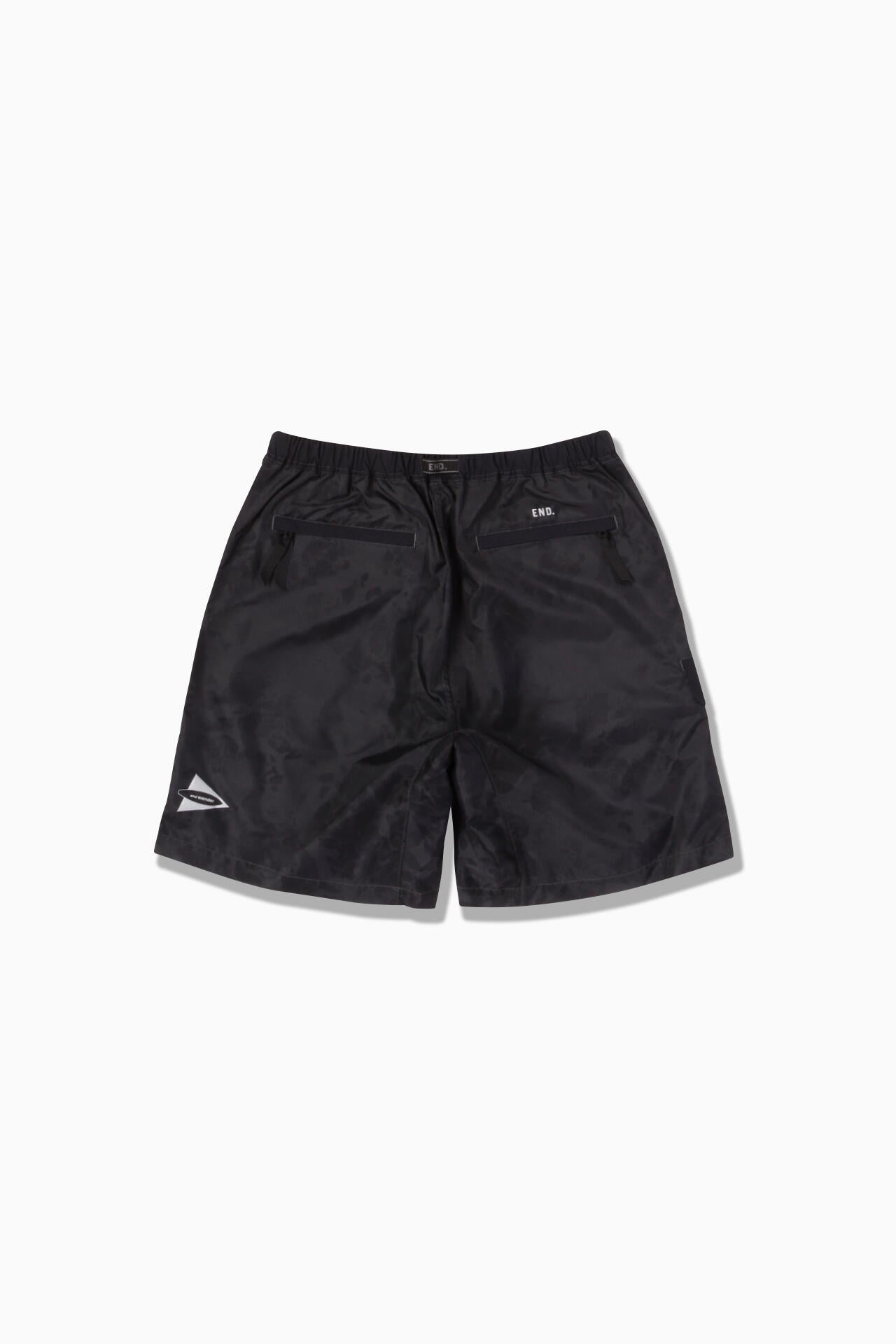 printed nylon short pants