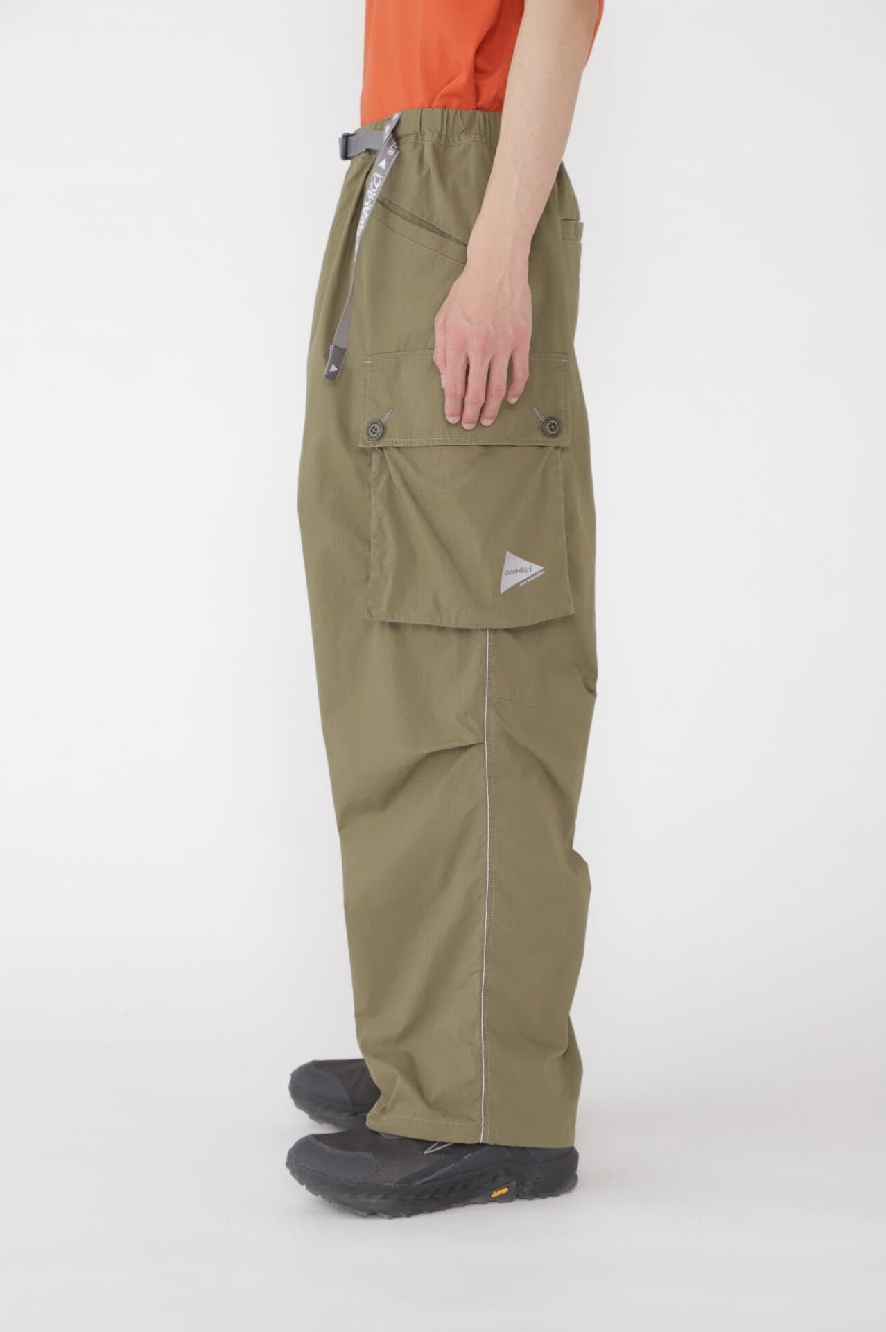 GRAMICCI × and wander military wide pant