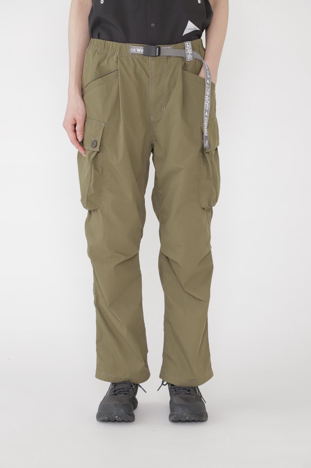 GRAMICCI × and wander military wide pant