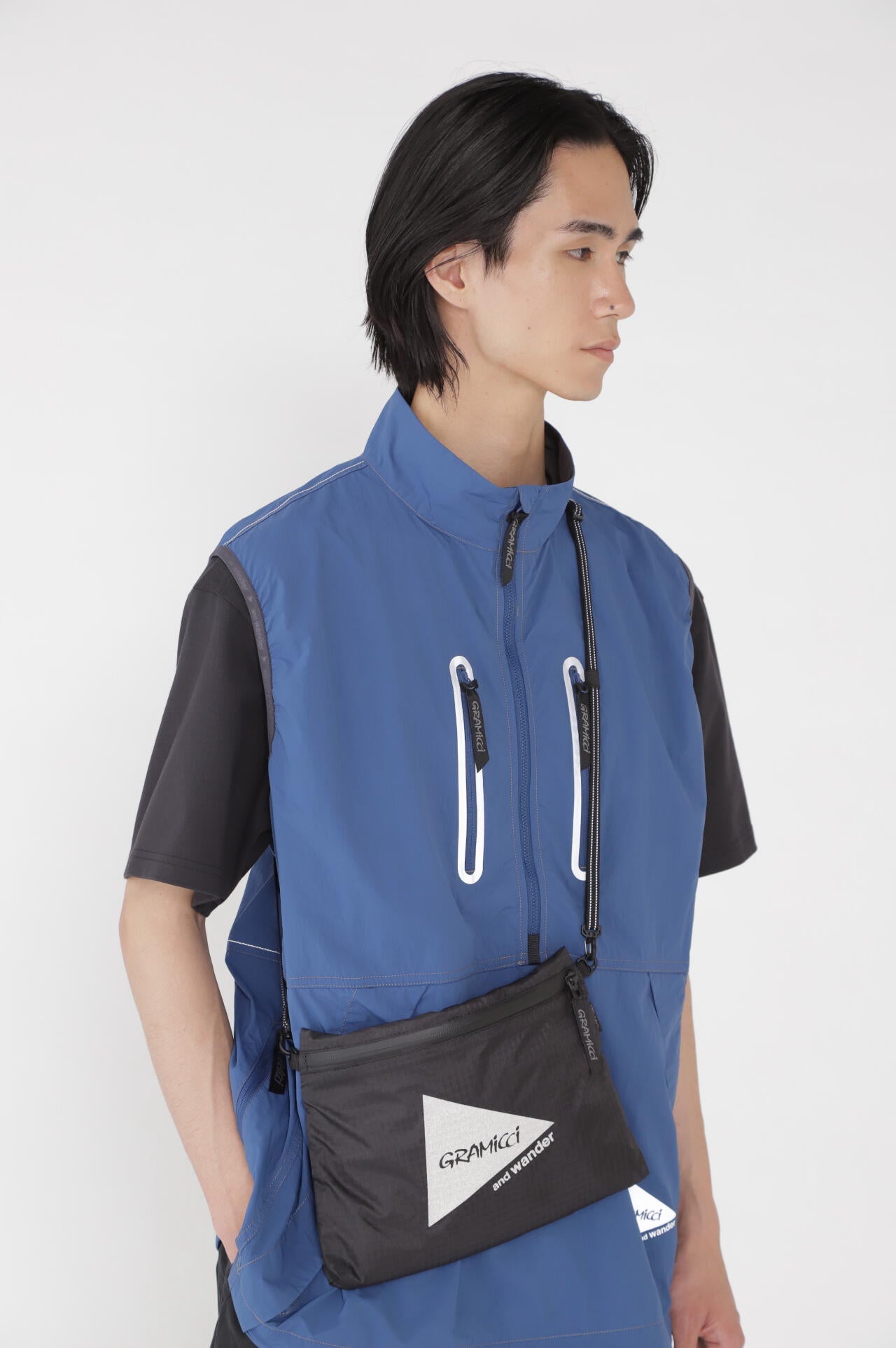 GRAMICCI × and wander nylon sacoche