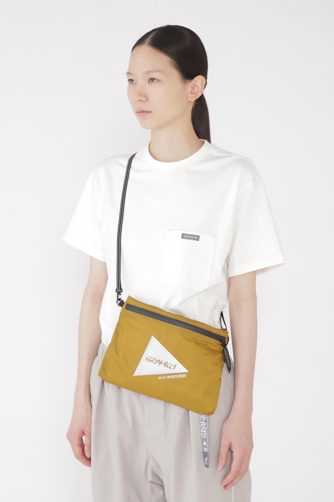 GRAMICCI × and wander nylon sacoche