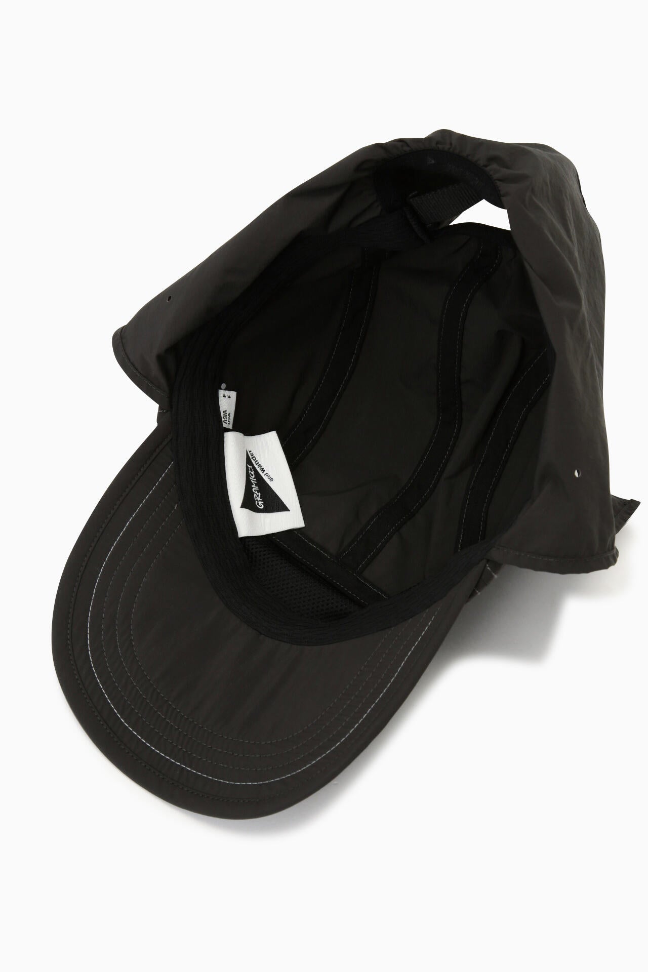 GRAMICCI × and wander brushed nylon sunshade cap