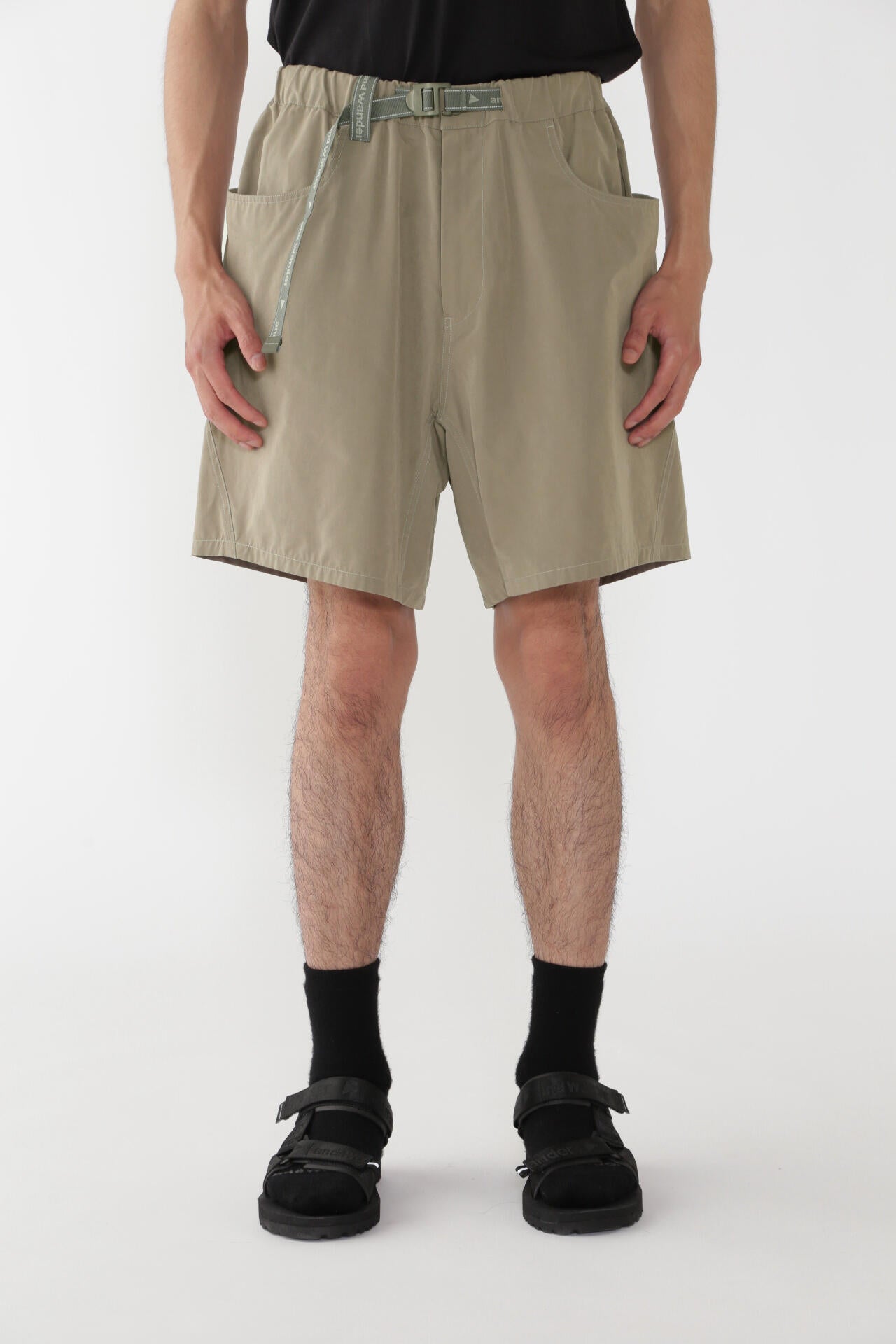high count cloth short pants (M)