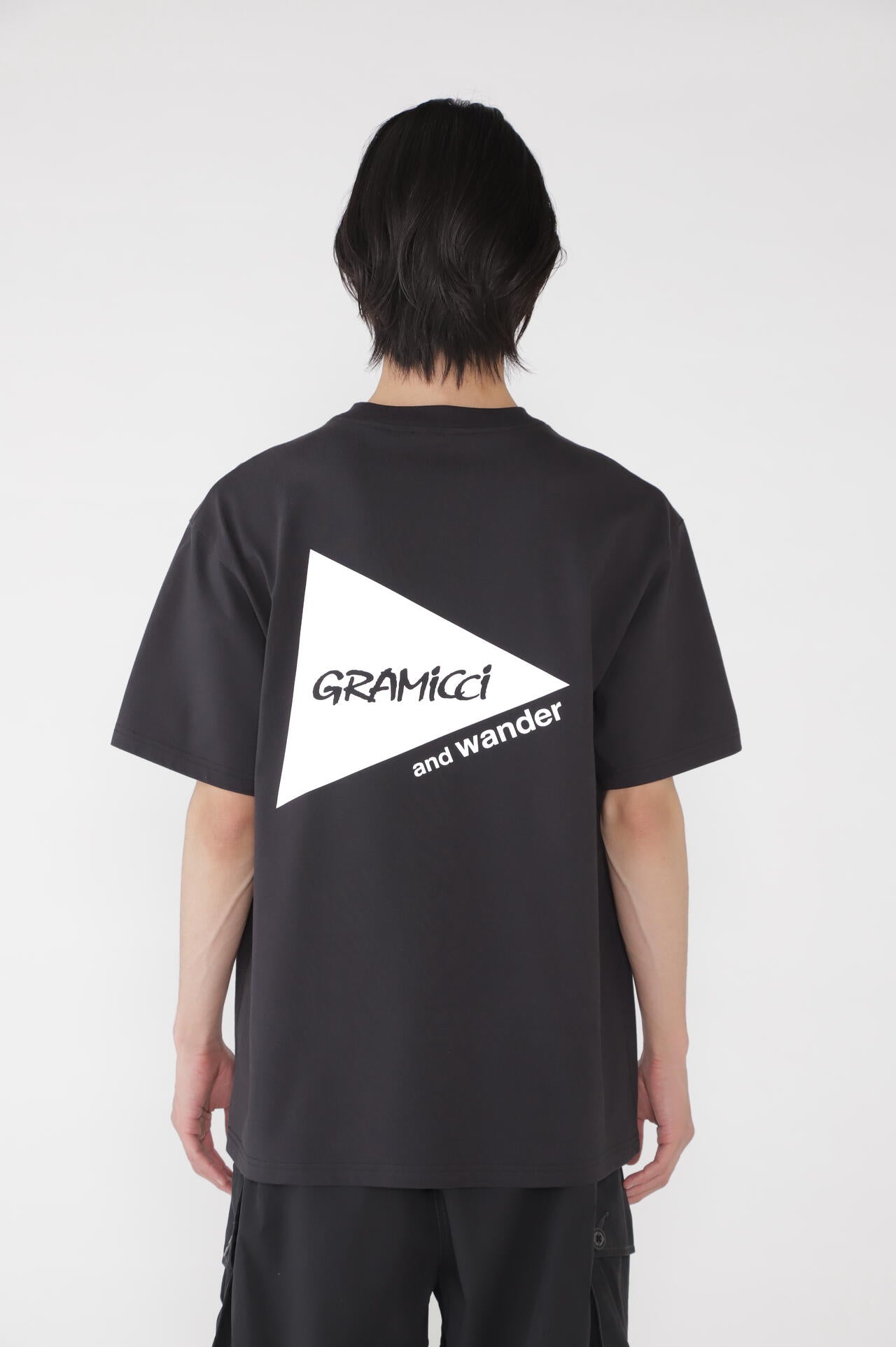 GRAMICCI × and wander backprint tee