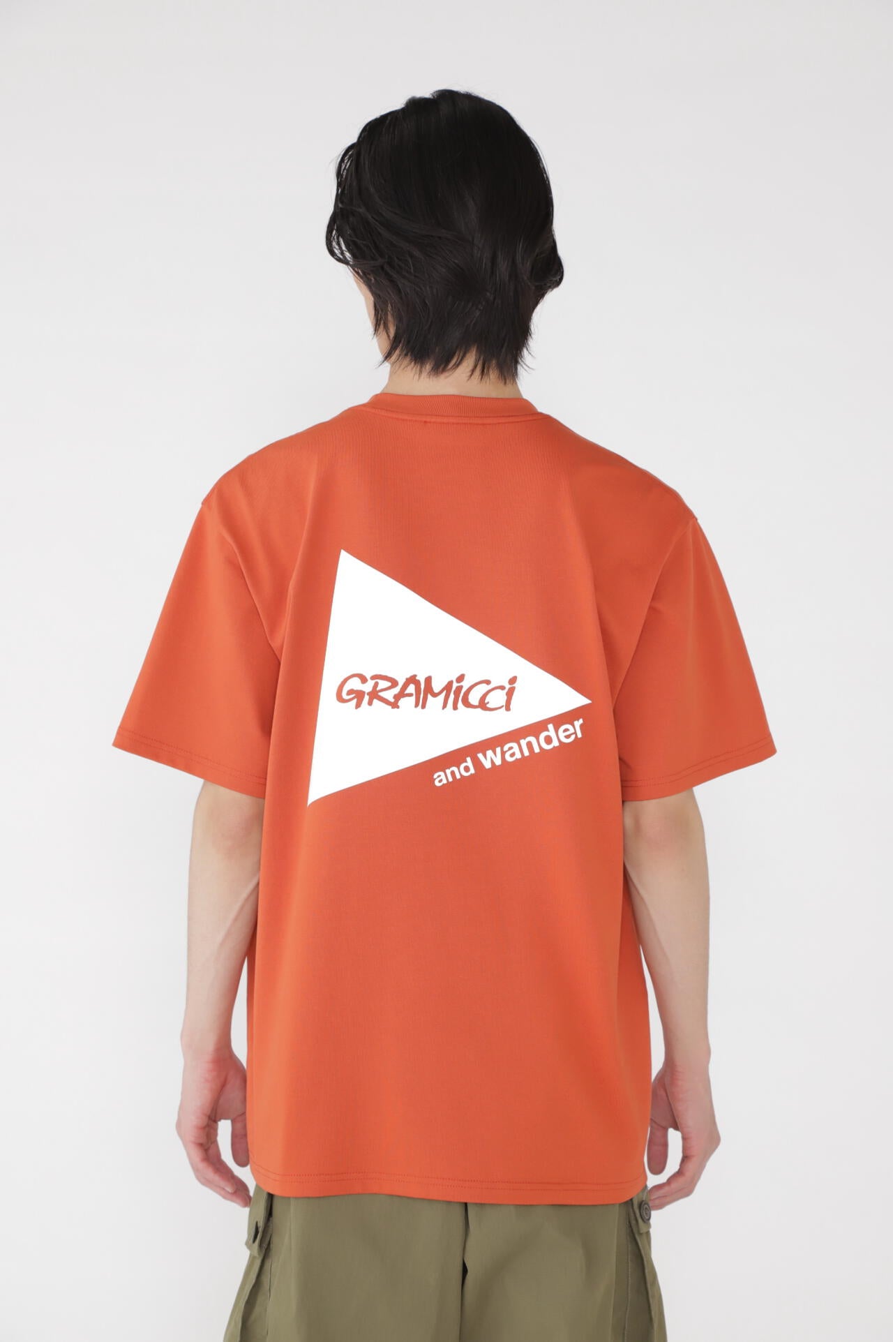 GRAMICCI × and wander backprint tee