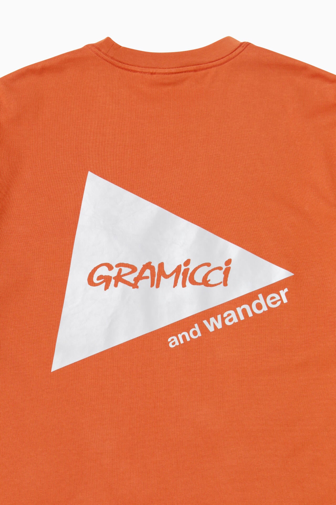 GRAMICCI × and wander backprint tee