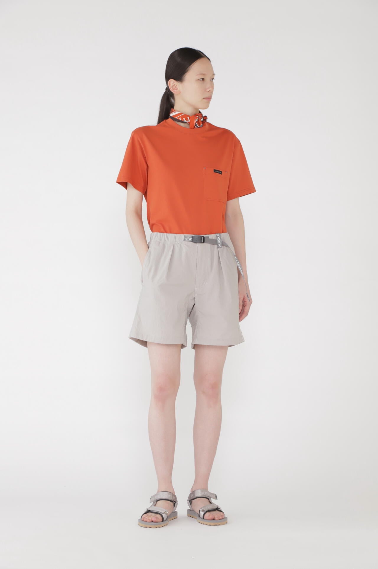 GRAMICCI × and wander backprint tee