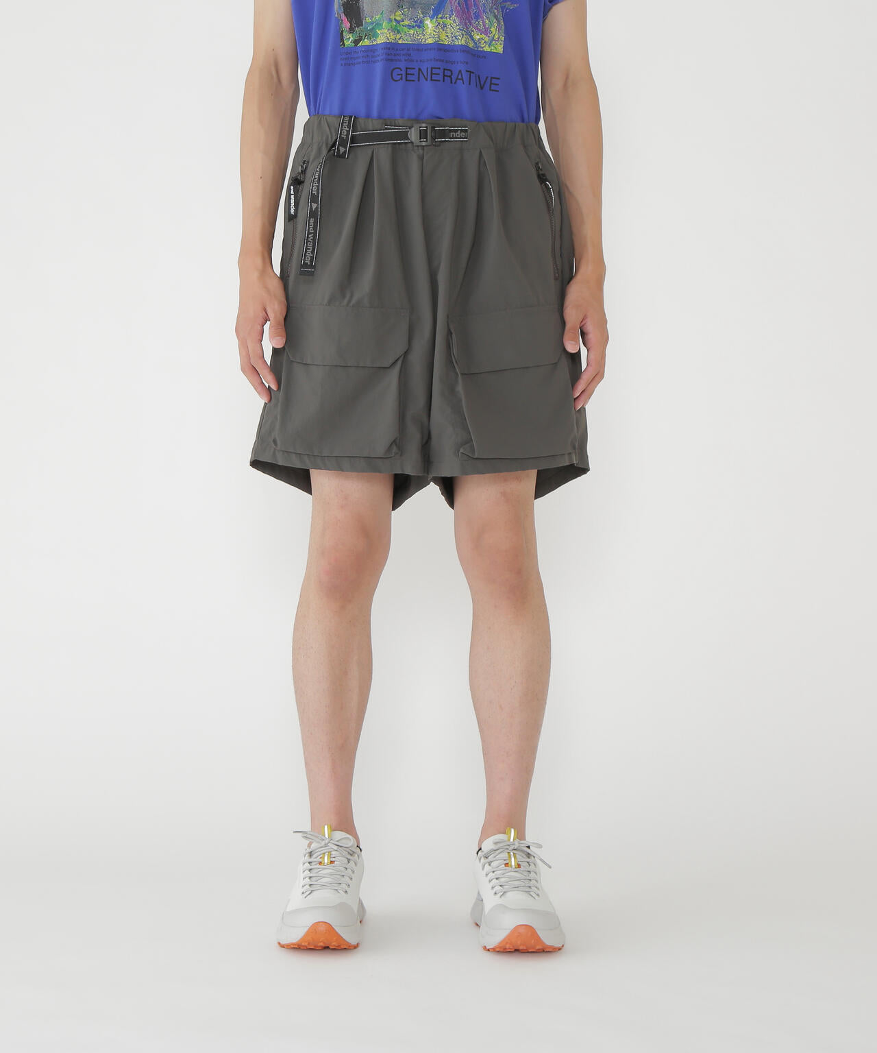 twill short pants (M)