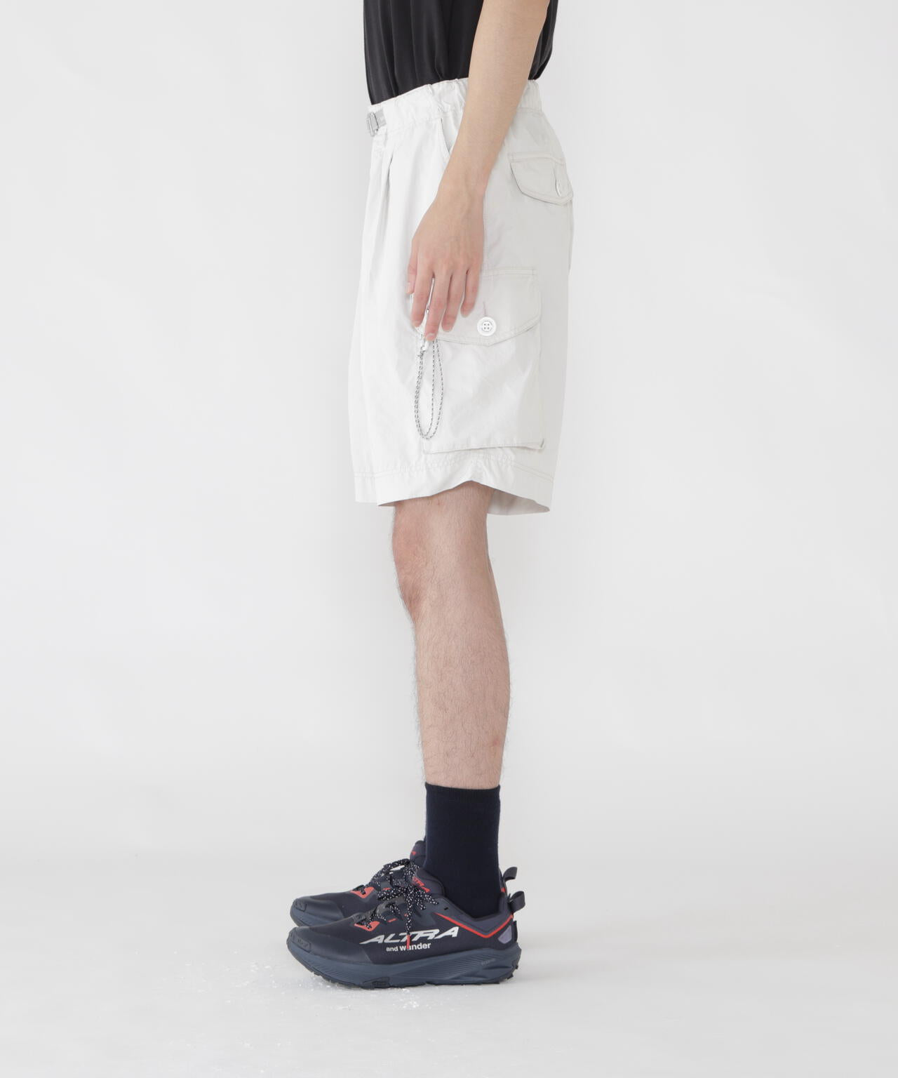 oversized cargo short pants (M)