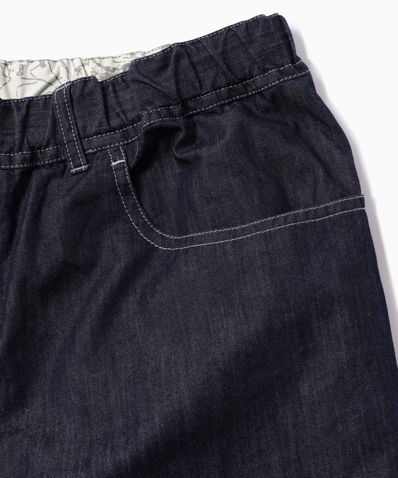 dry easy denim wide pants