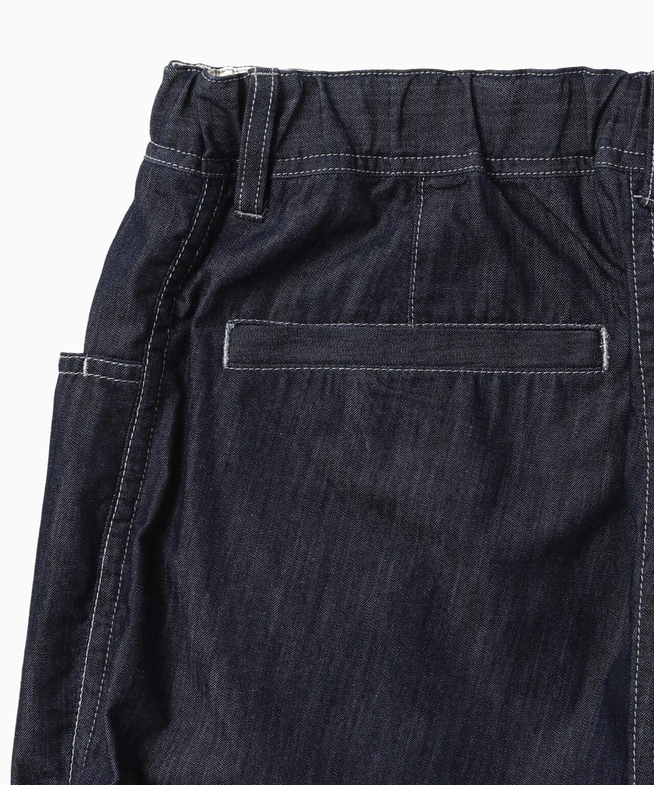 dry easy denim wide pants