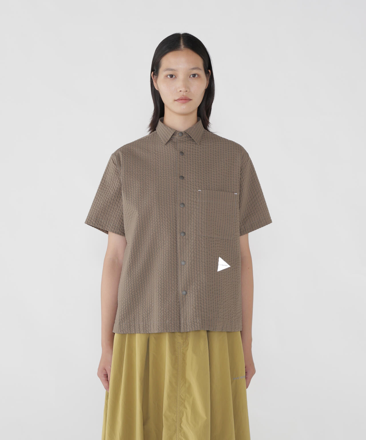 dry soft seersucker SS shirt