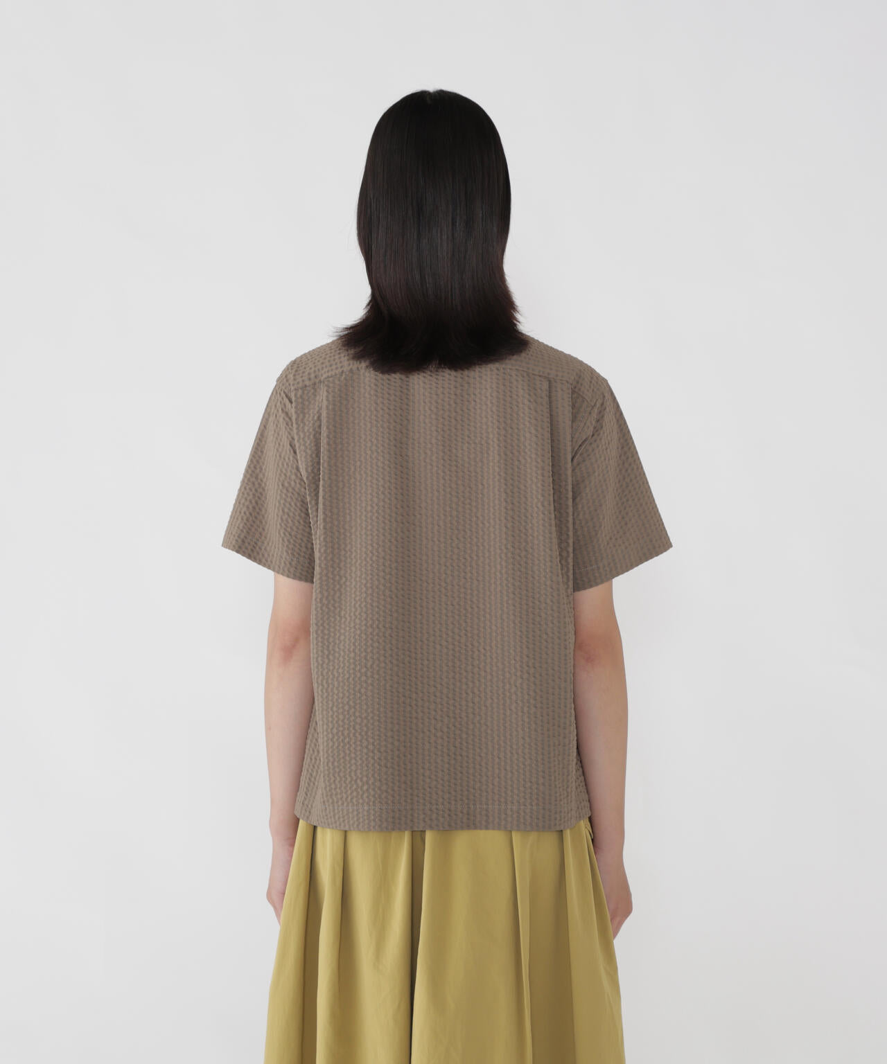 dry soft seersucker SS shirt