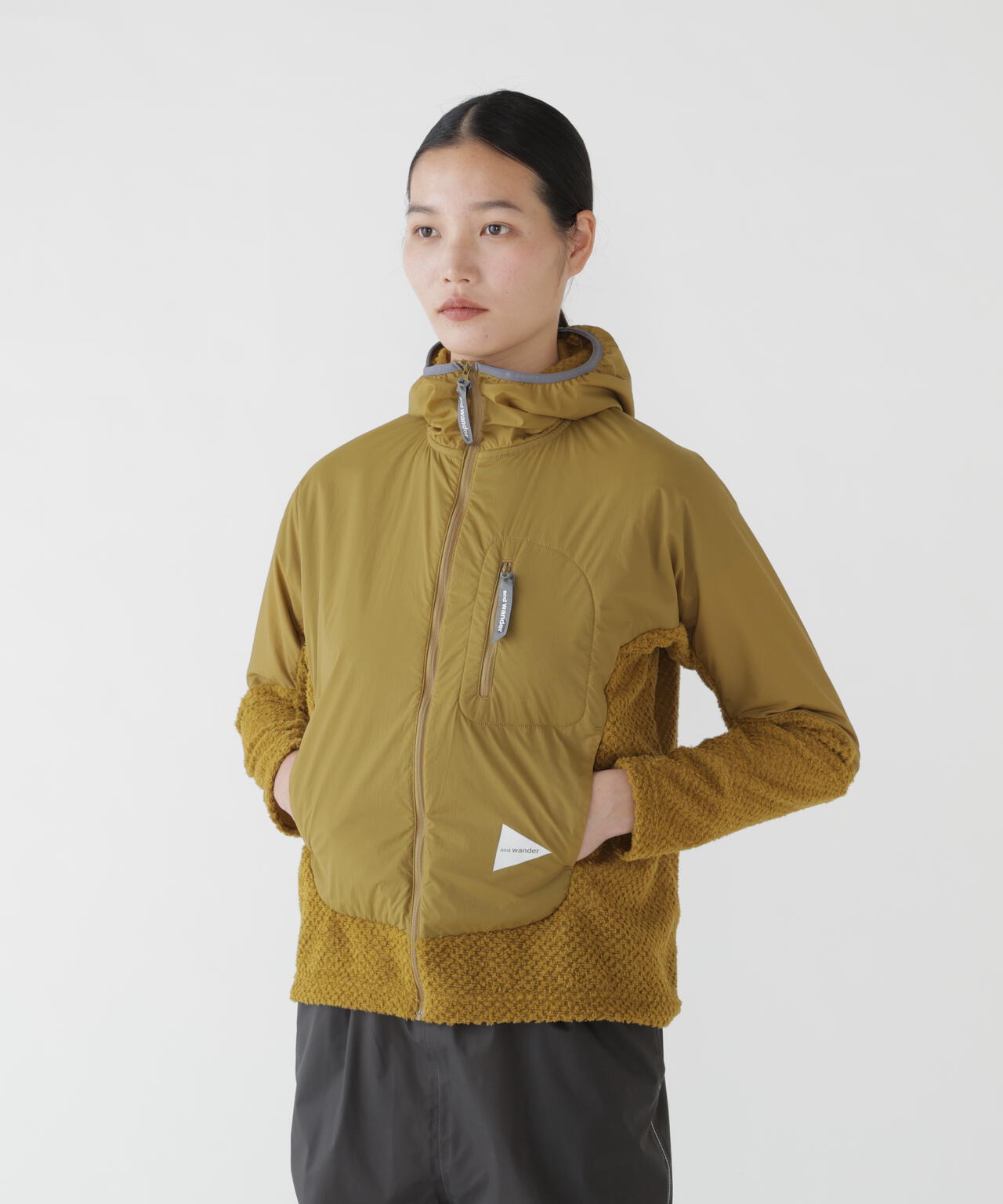 air fleece f/z hoodie