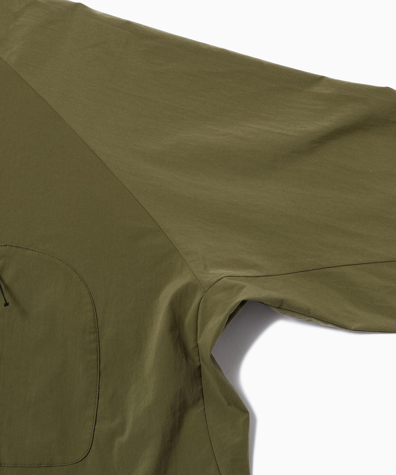 fleece base band collar shirt