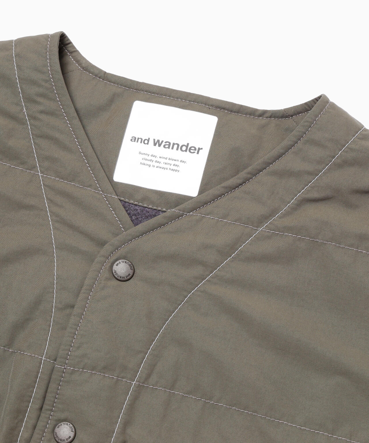 C/N Octa collarless shirt jacket