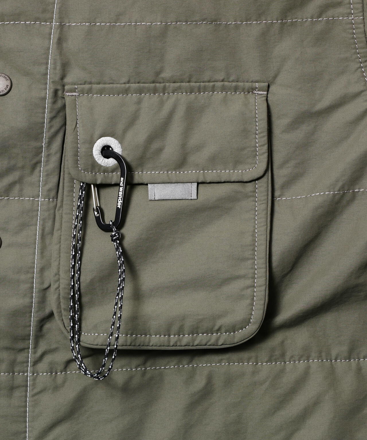 C/N Octa collarless shirt jacket
