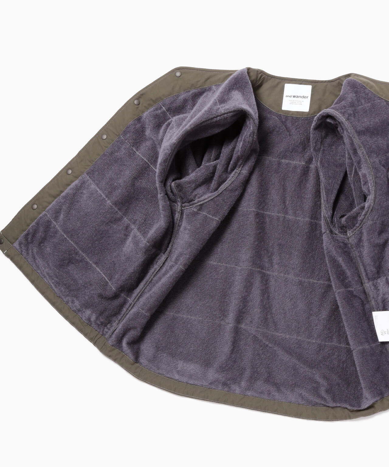 C/N Octa collarless shirt jacket