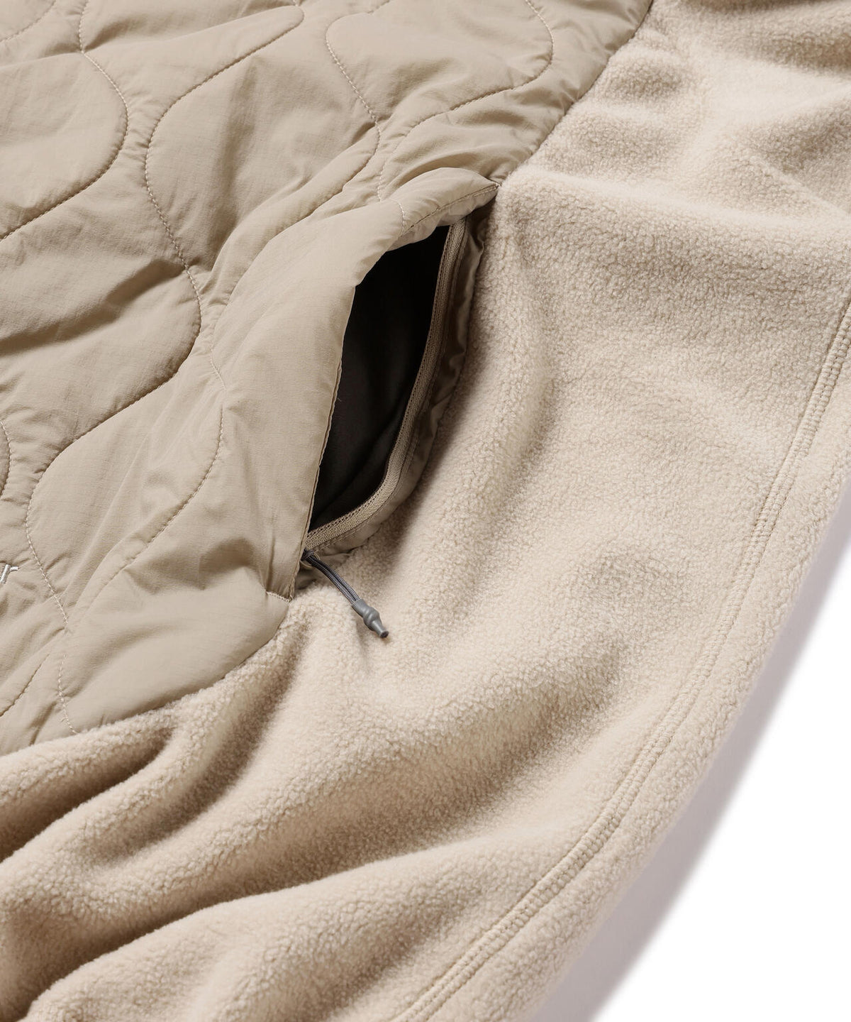 quilting fleece jacket | キルティング フリース ジャケット