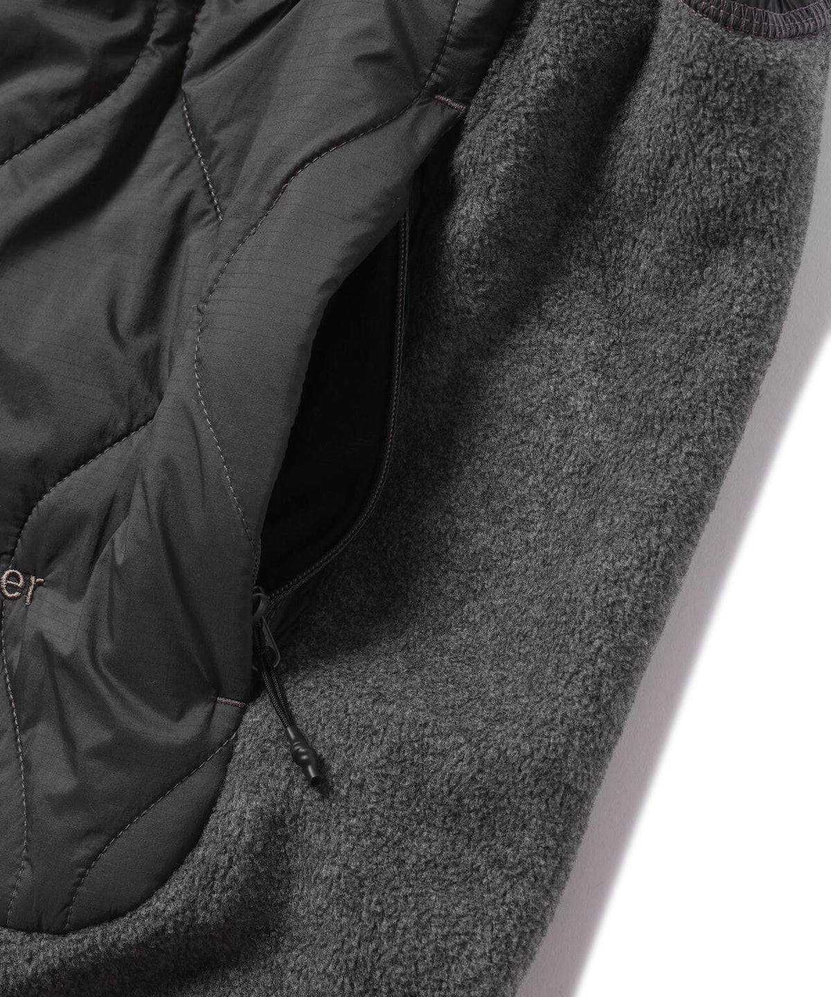 quilting fleece vest | キルティング フリース ベスト