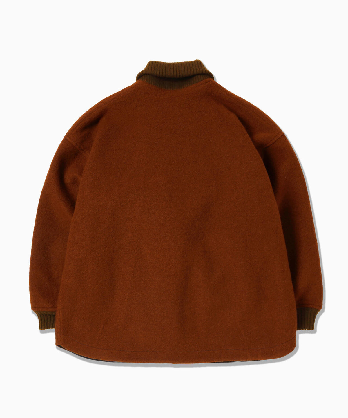 wool shaggy jacket long
