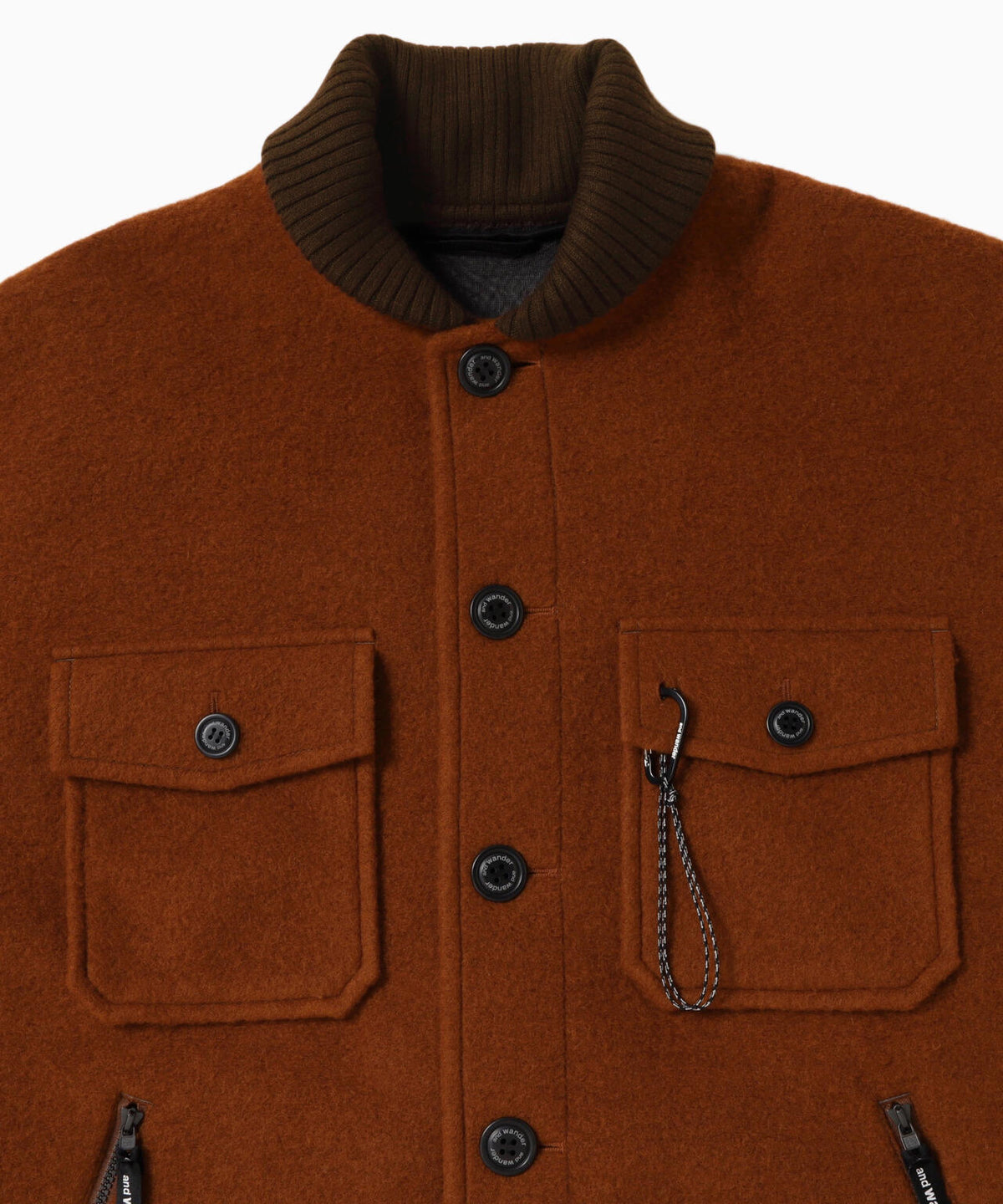 wool shaggy jacket long